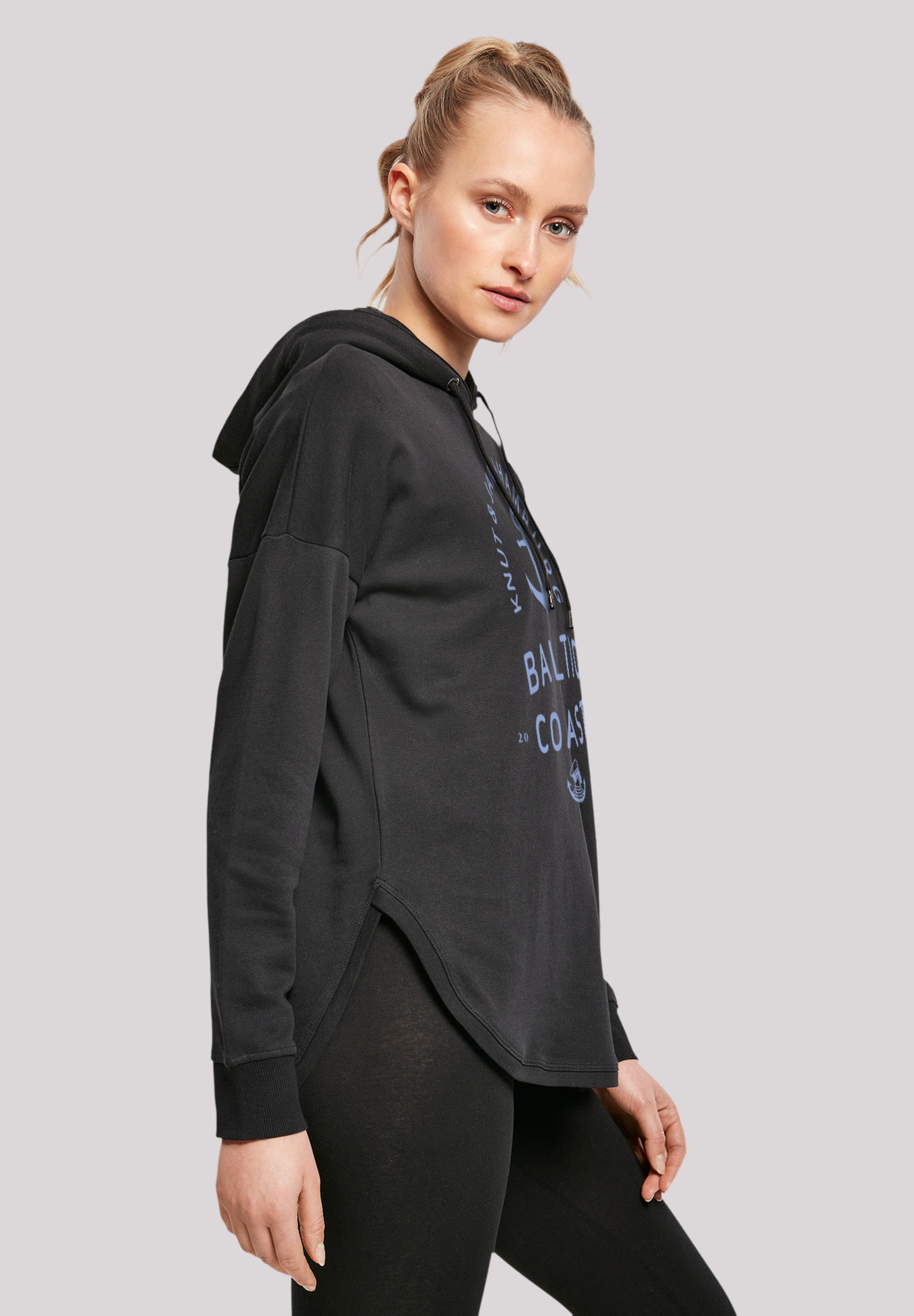 F4NT4STIC Kapuzenpullover »Ostsee Logo Knut & Jan Hamburg«, Print
