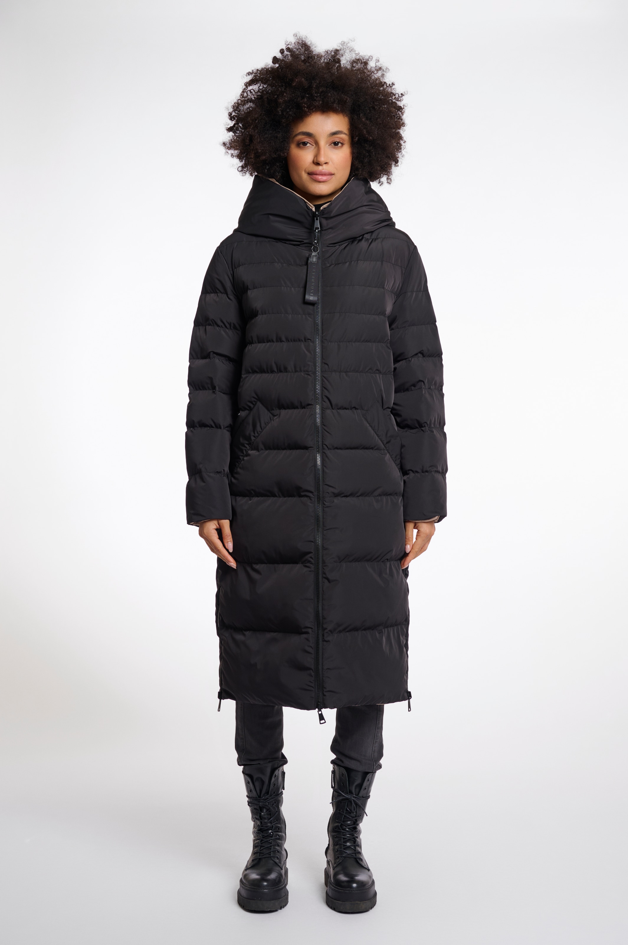 Rino & Pelle Steppmantel, im Wendedesign
