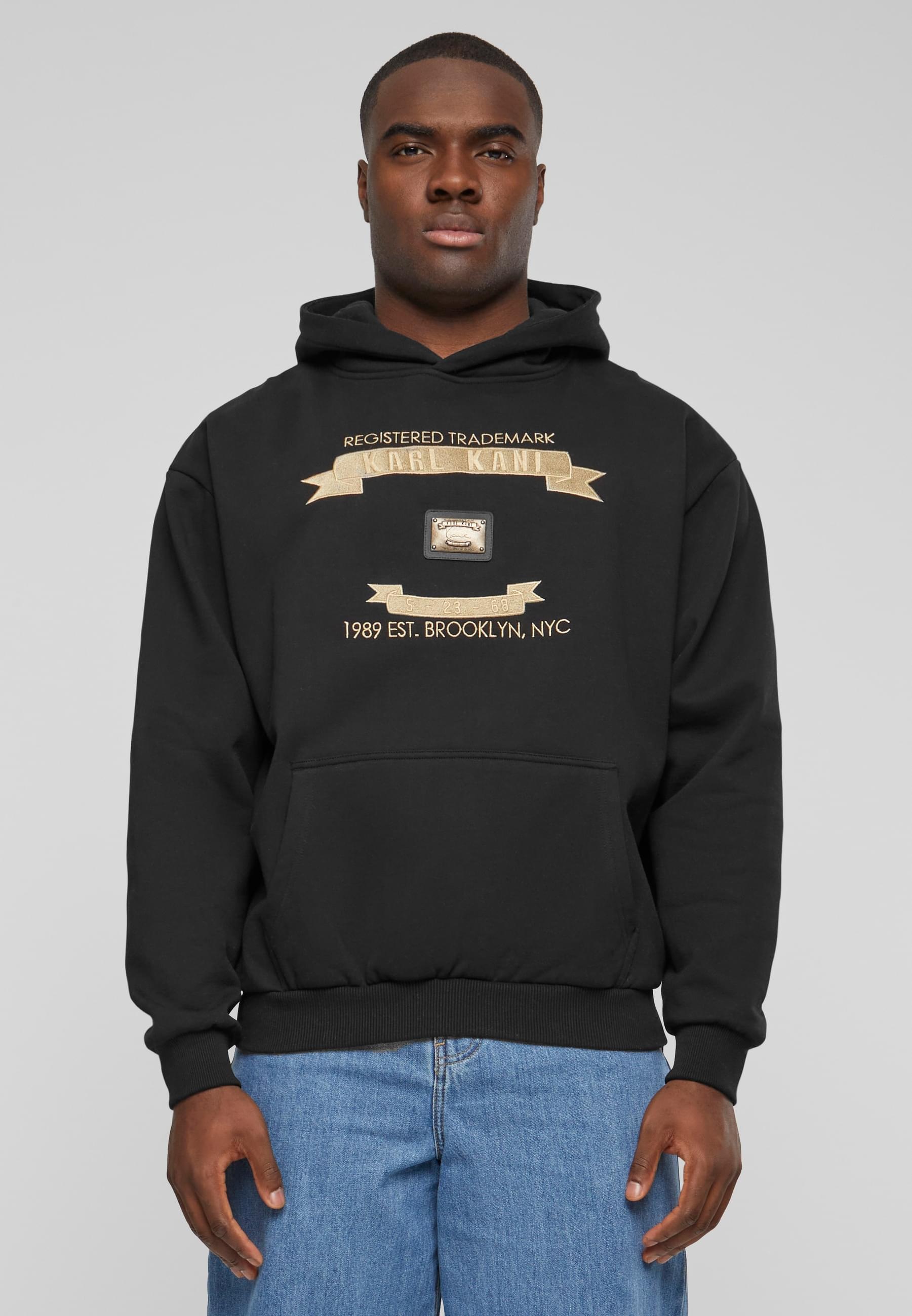 Karl Kani Kapuzensweatshirt »Karl Kani Herren KM241-006-1 Karl Kani Metal Plate Os Hoodie«, (1 tlg.)