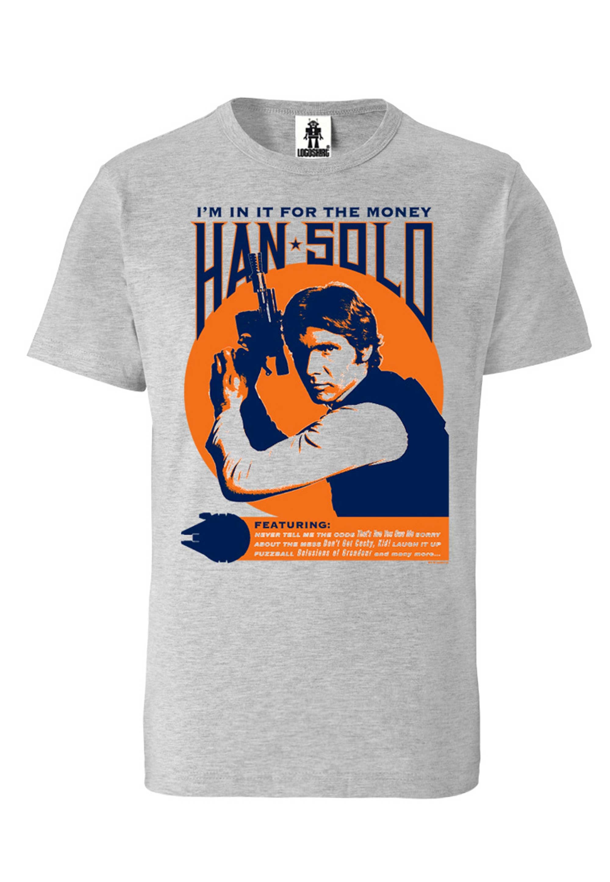 LOGOSHIRT T-Shirt »Star Wars - Han Solo - Money«, mit Han Solo-Print
