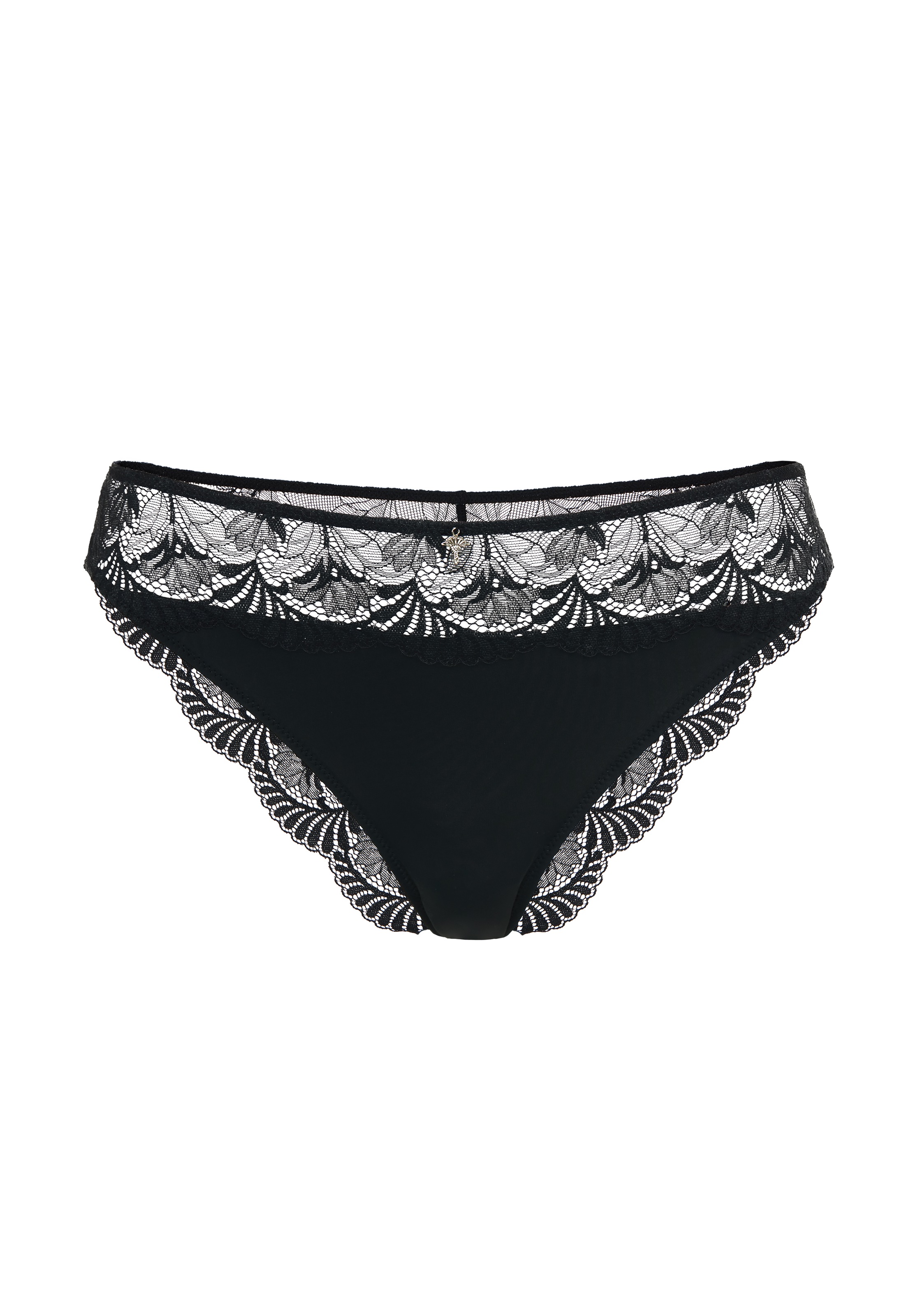 JOOP Tanga "Beautiful" mit Spitzen-Details im Cornflower-Design günstig online kaufen