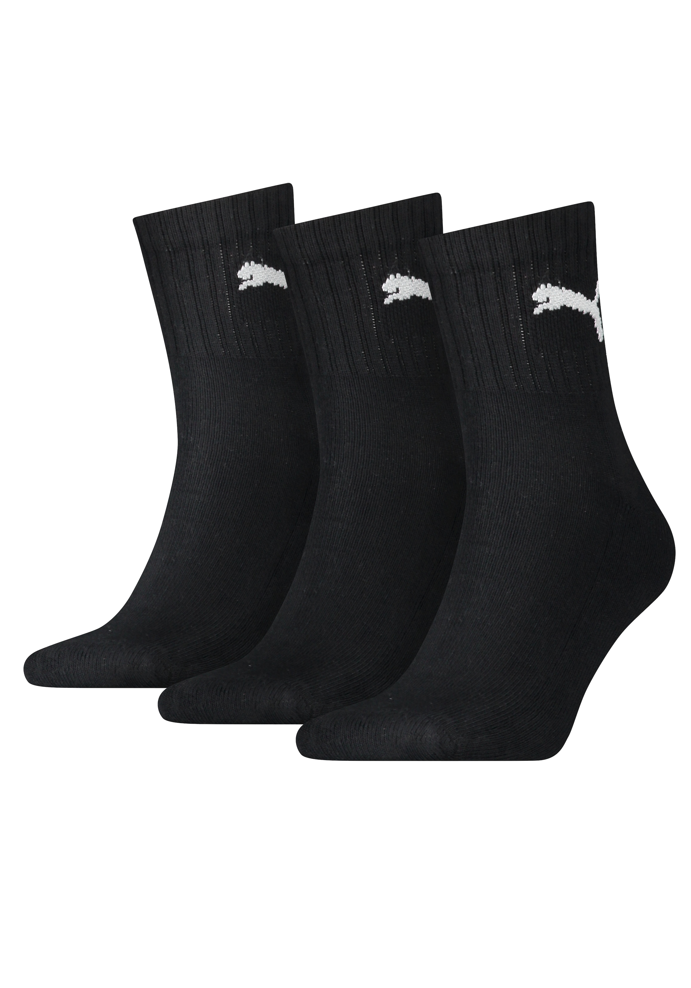 PUMA Sportsocken "short crew", (3 Paar), gepolsterte Frottee-Sohle, atmungs günstig online kaufen
