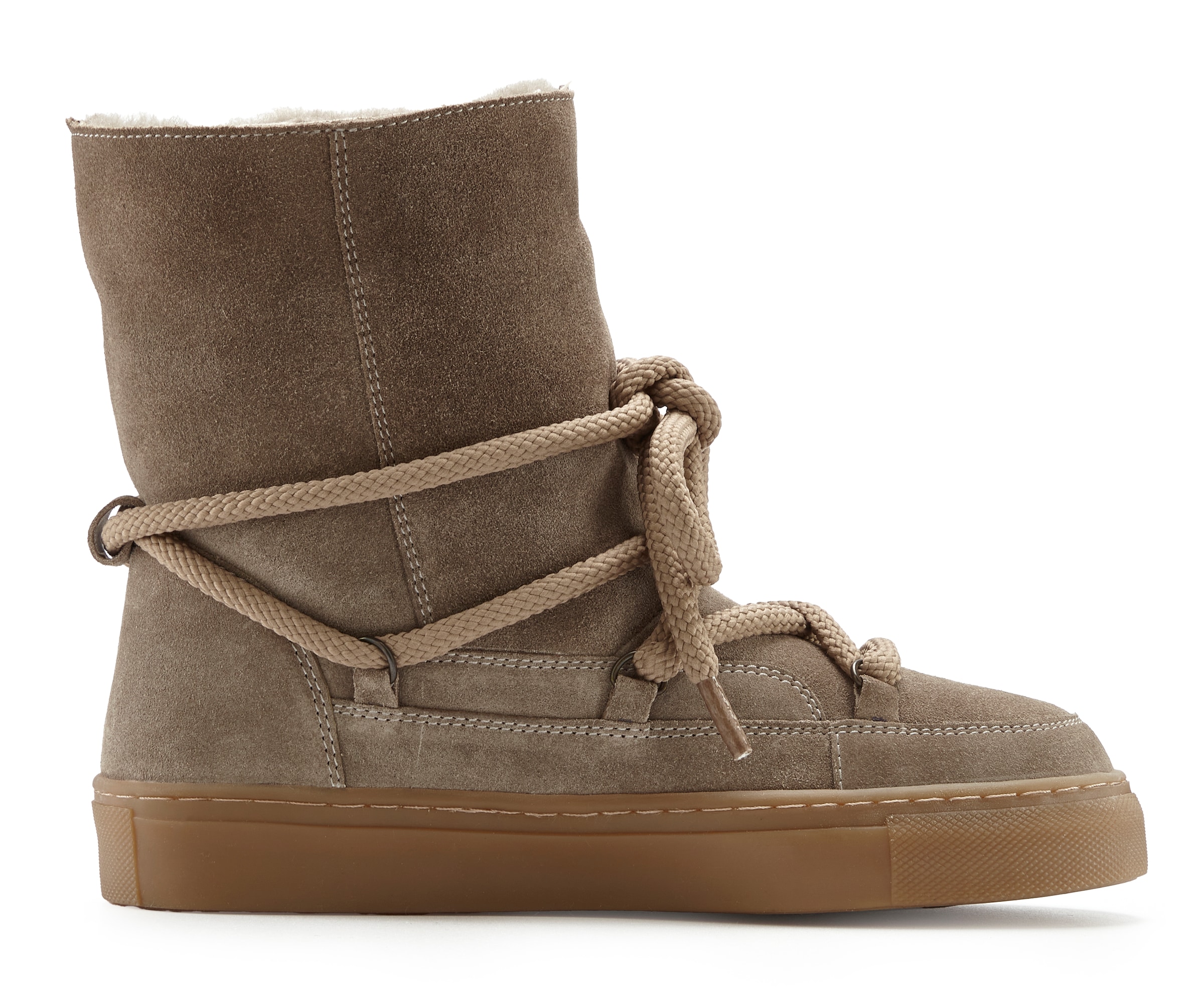 Elbsand Stiefelette »Boots, Winterstiefelette«, Winterboots, Stiefel aus Leder mit kuscheligem Lammfell