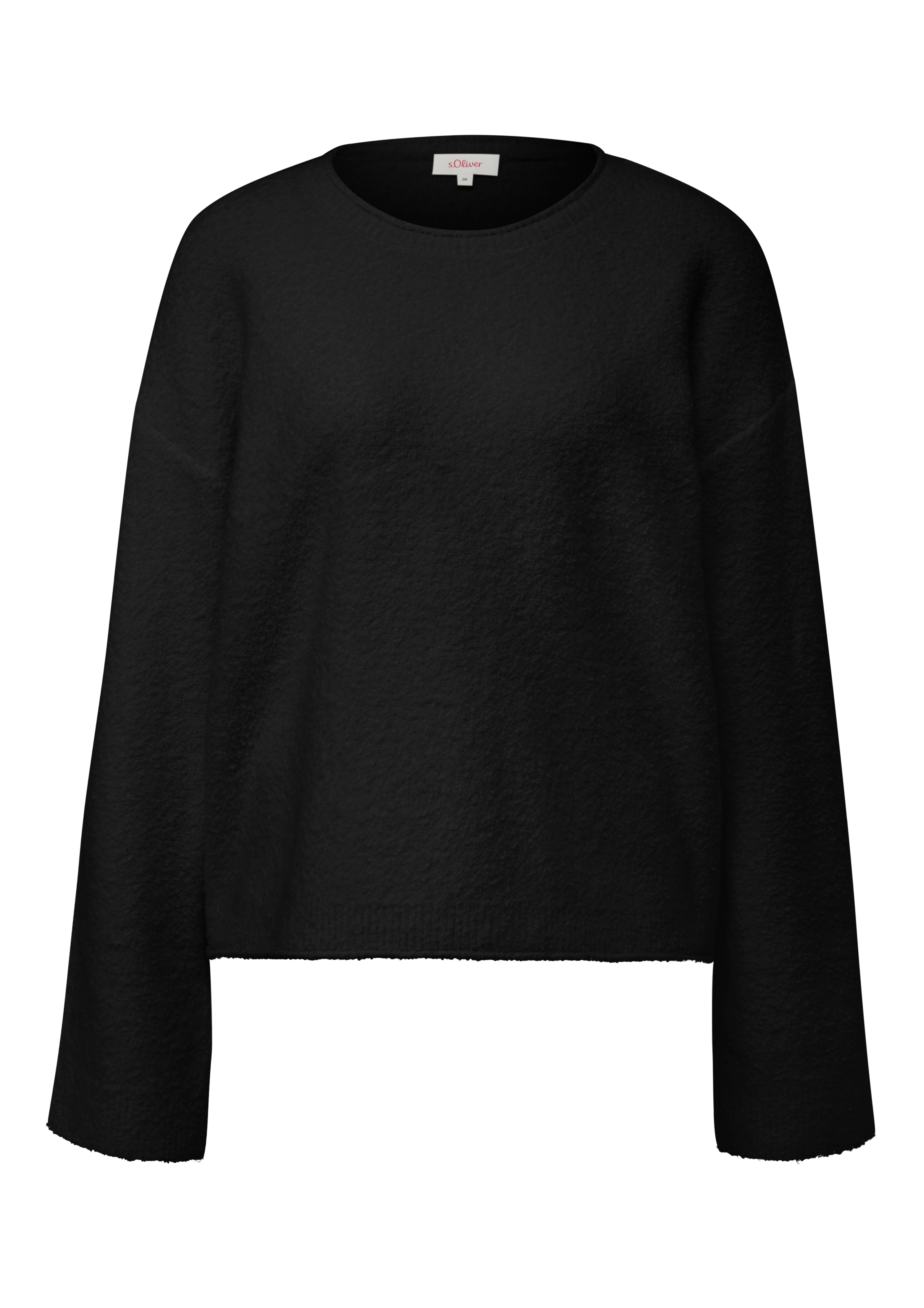 s.Oliver Strickpullover, in Bouclé Optik