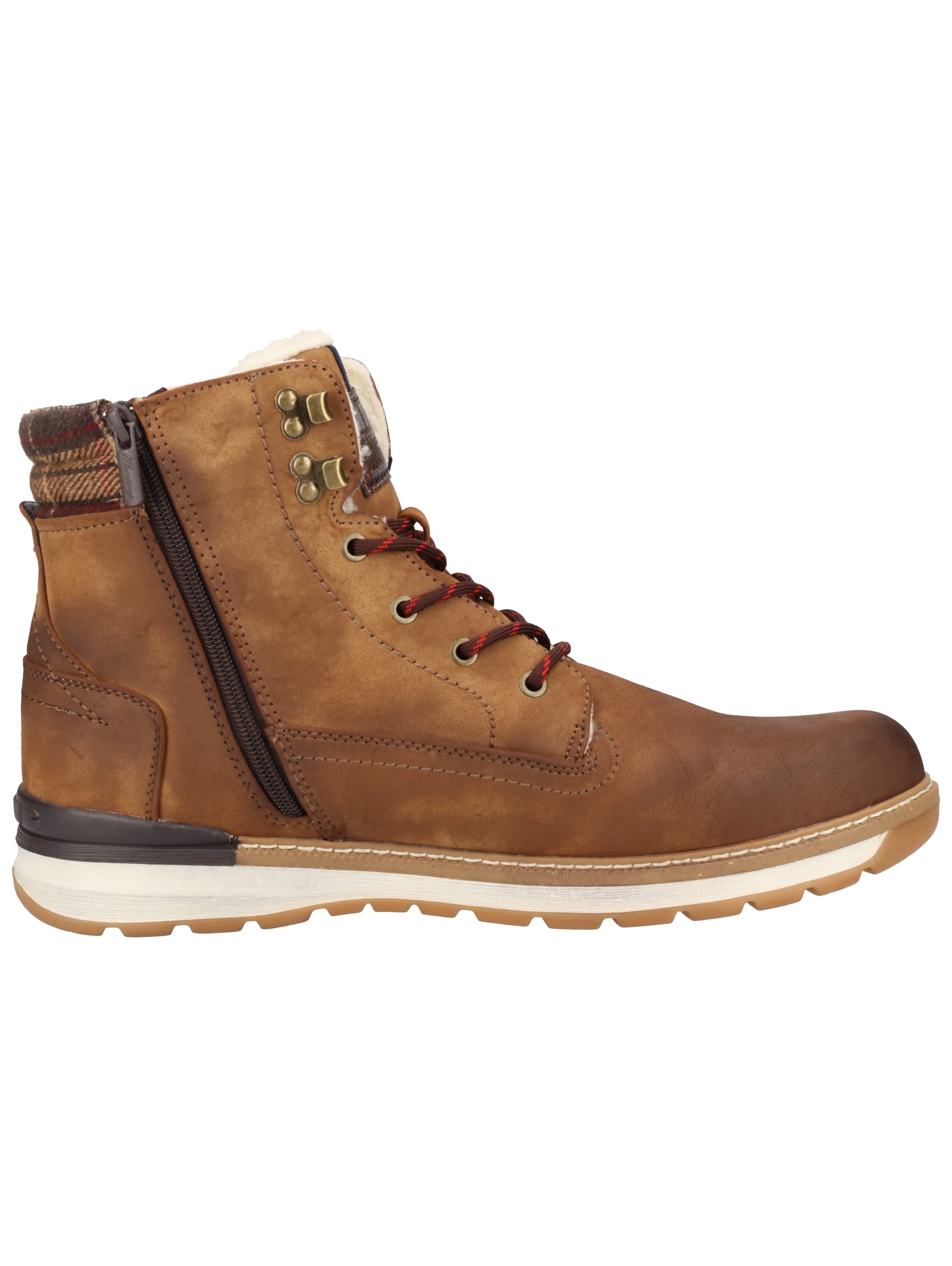 Mustang Shoes Schnürstiefelette »Mustang Shoes Stiefelette Lederimitat«