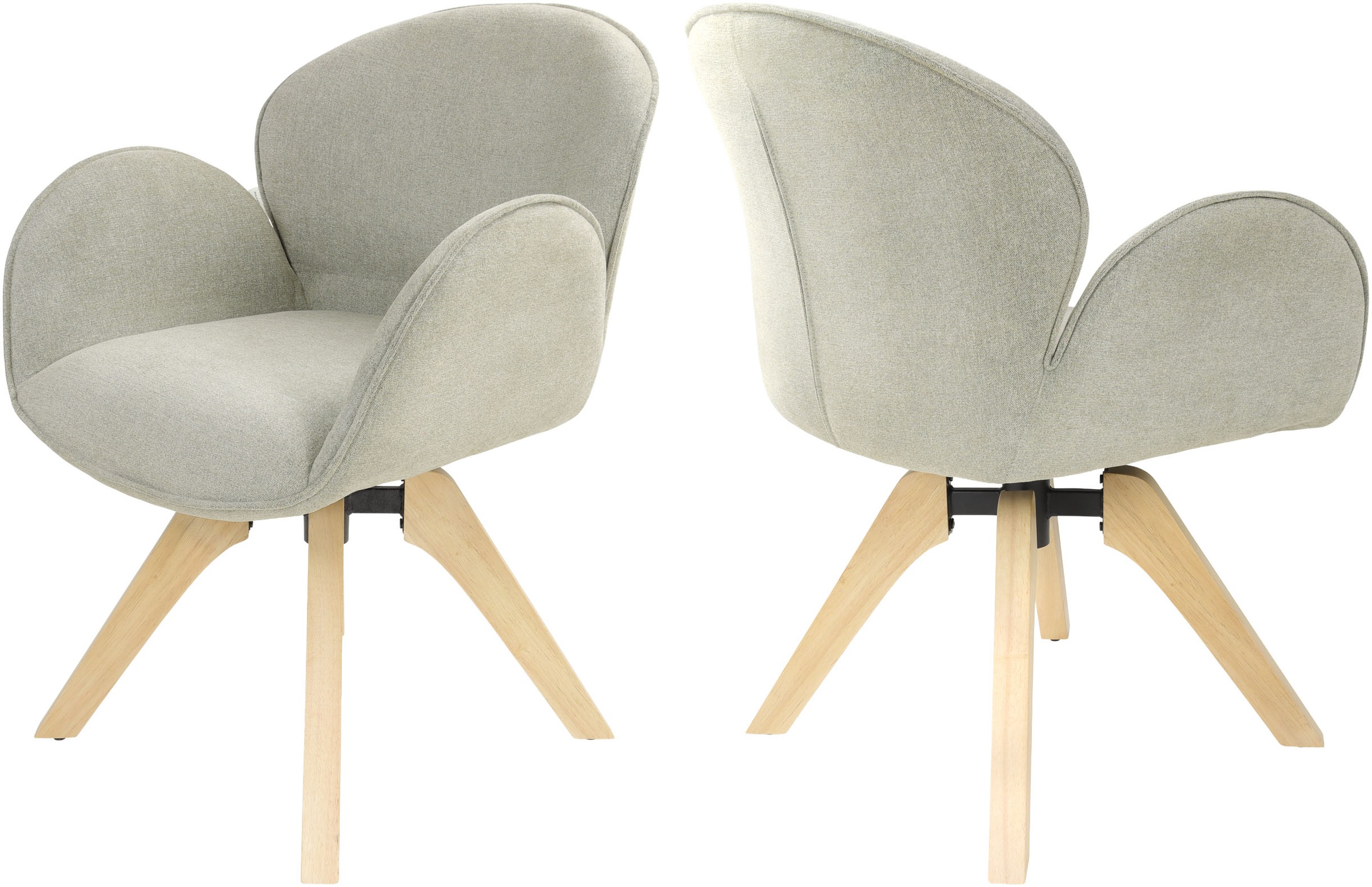 TOM TAILOR HOME Armlehnstuhl "WINGS ARMCHAIR" (Set) 2 Stk.mit Armlehnen, dr günstig online kaufen