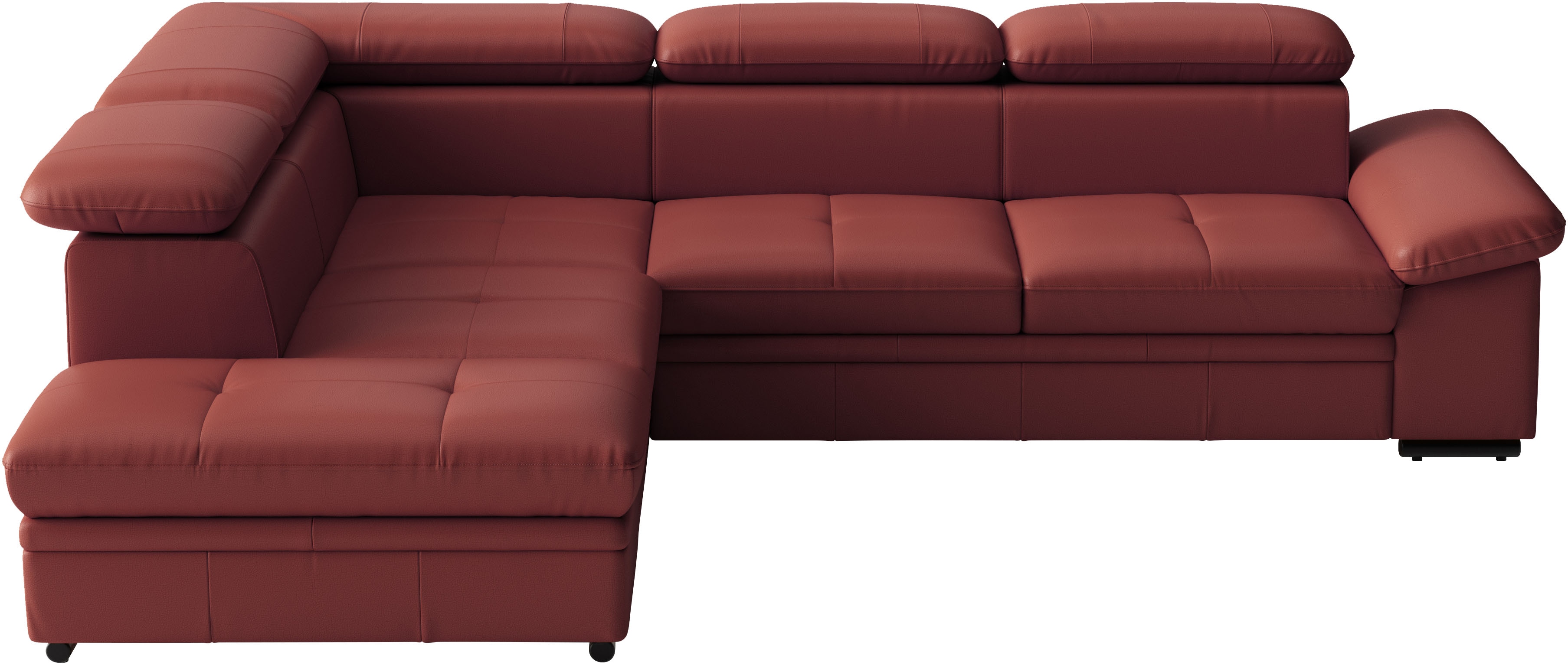 sit&more Ecksofa "Viola L-Form, B: 249 cm, Arm- & Kopfteilverstellung" optional mit Schlaffunktion