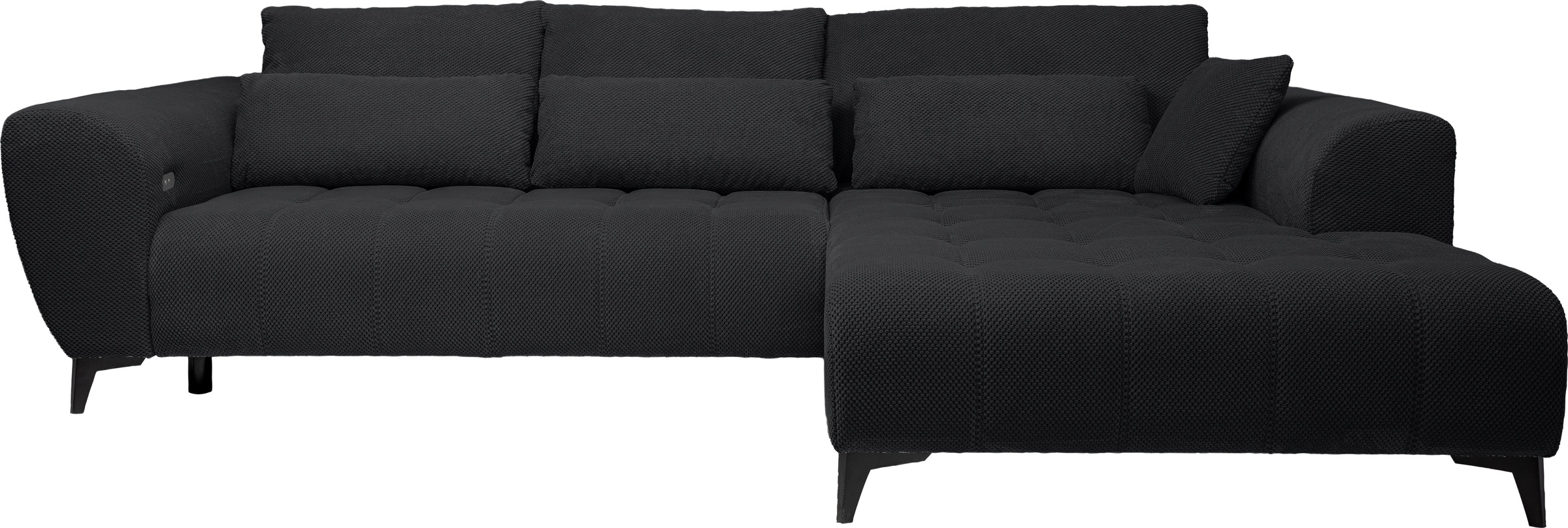 WERK2 Ecksofa "Garay, XXL-Liegefläche: elektrisch ausziehbar auf ca. 228×12 günstig online kaufen