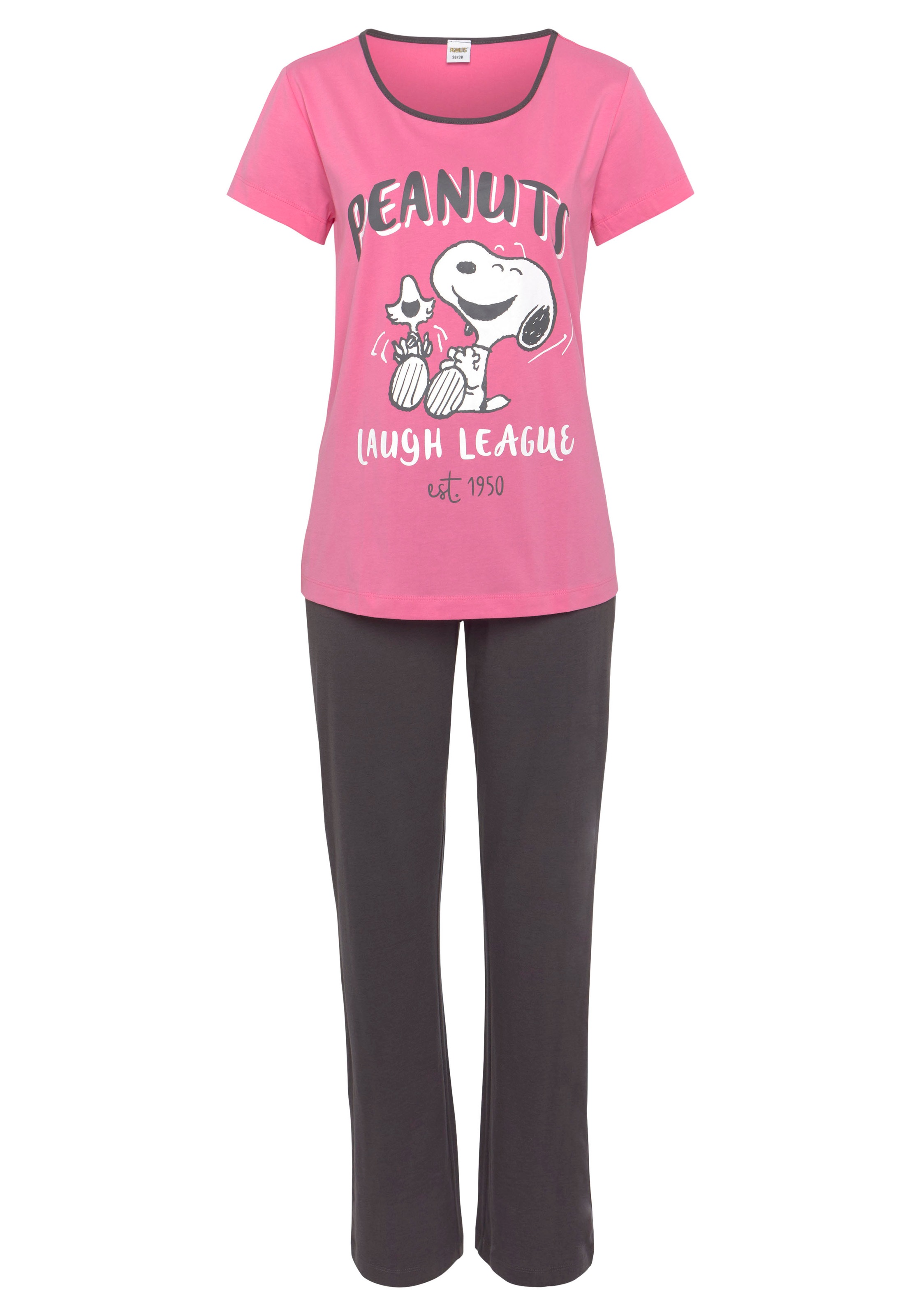 Peanuts Pyjama 2 Stk. tlg., mit Snoopy Druck günstig online kaufen