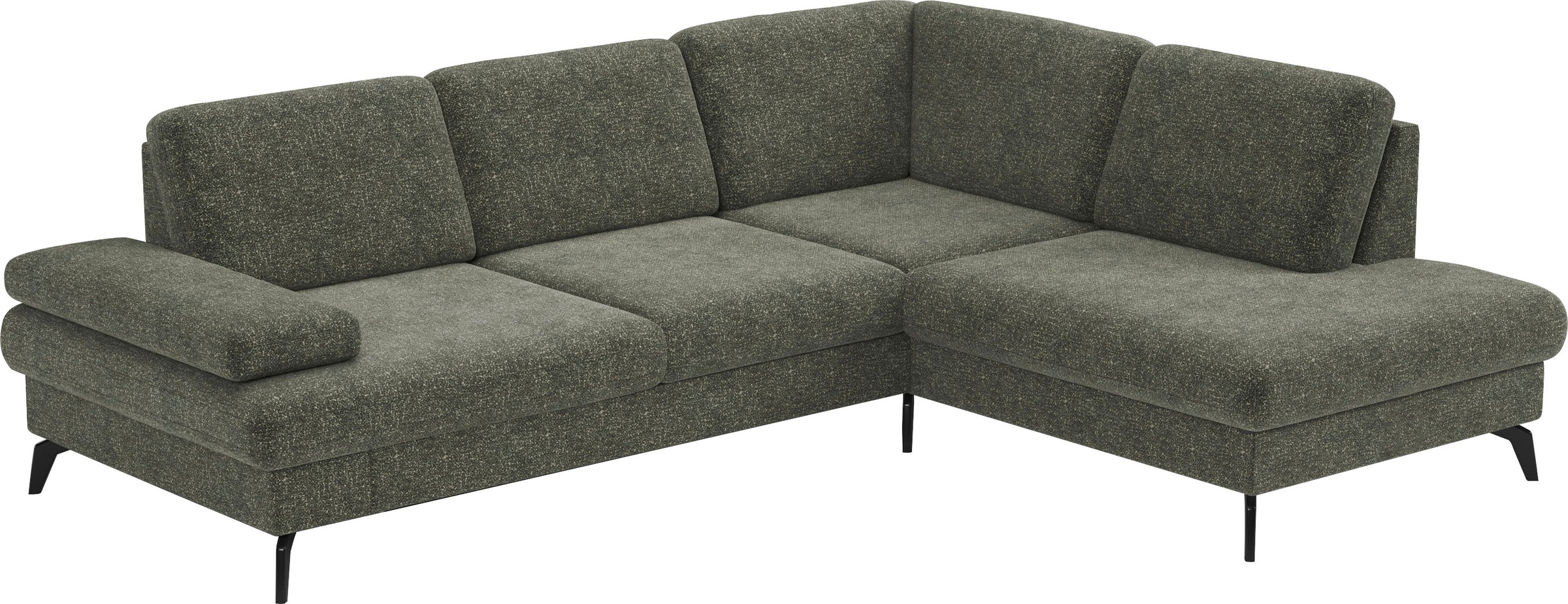 sit&more Ecksofa »Morris L-Form, inkl. Sitztiefenverstellung«, wahlweise mit Armteilverstellung, Bettfunktion & Bettkasten