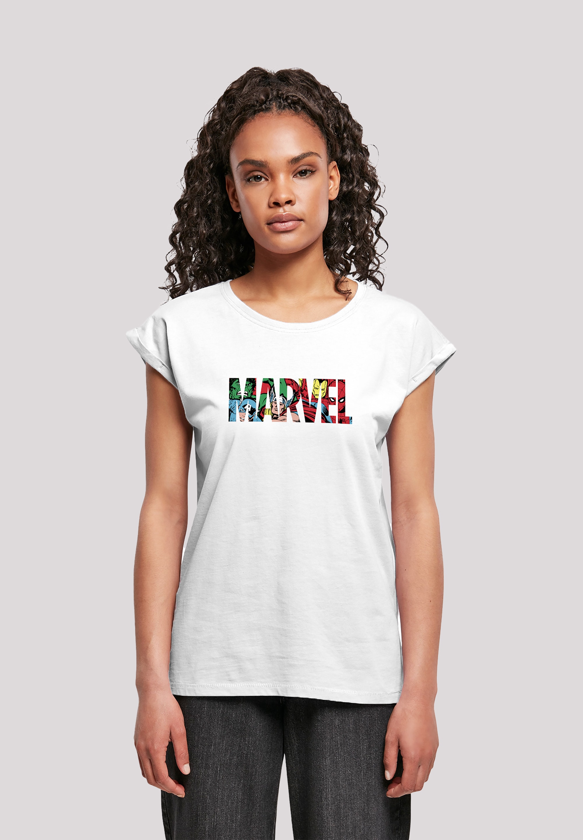 T-Shirt »Marvel Avengers Logo Character infill«, Print