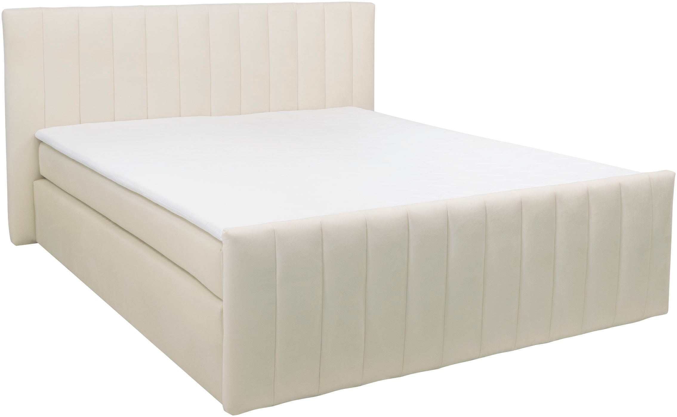 INOSIGN Boxspringbett »Effy inkl. Bettkasten und Topper, erhältlich in der Breite 180x200cm«, wahlweise in H3 oder H4 wählbar