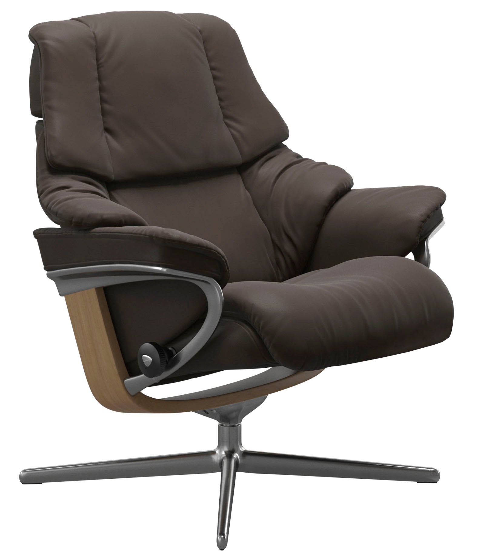 Stressless® Relaxsessel »Reno«, mit Cross Base, Größe S, M & L, Holzakzent Eiche