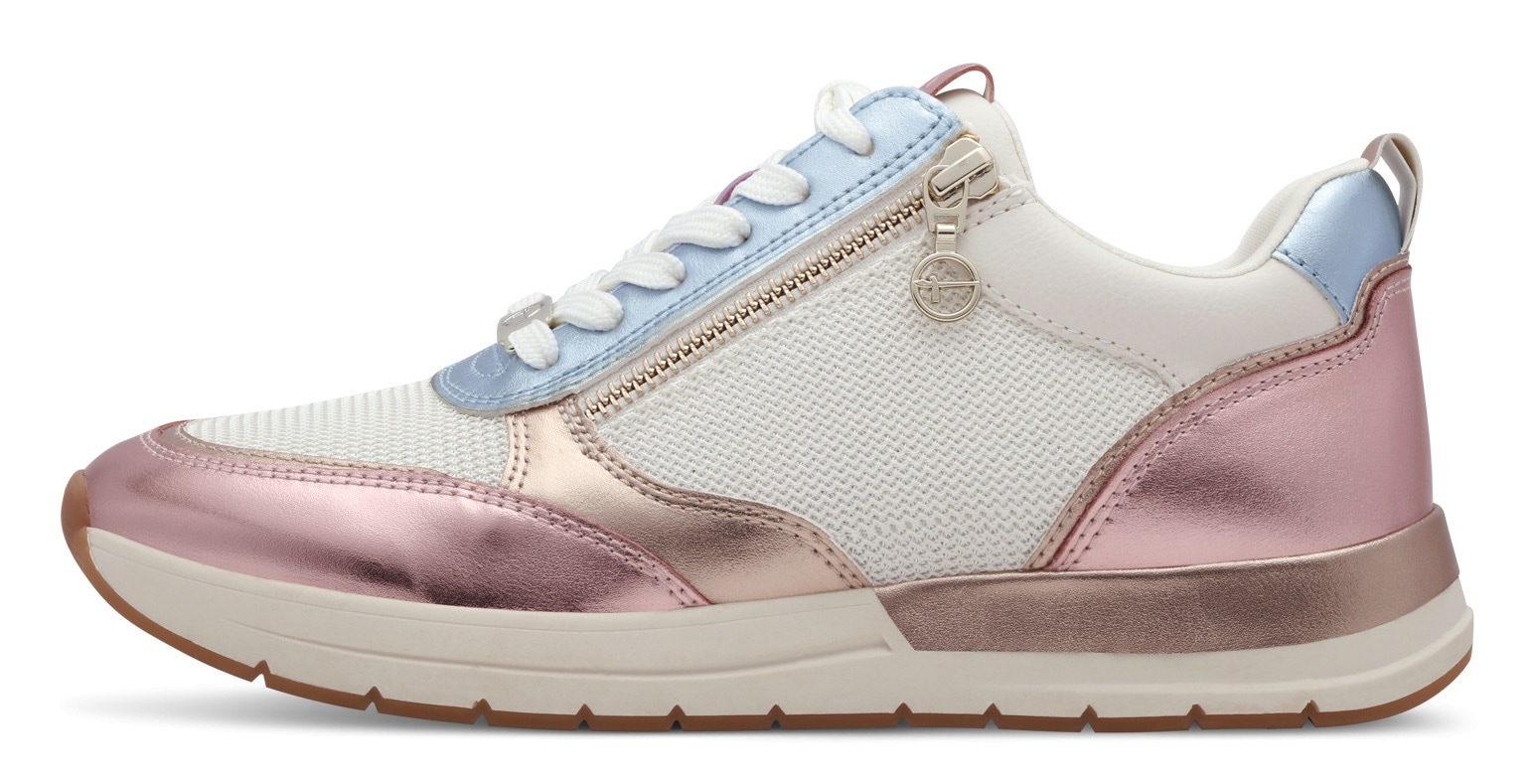 Tamaris Keilsneaker, Freizeitschuh, Halbschuh, Schnürschuh in schmaler Form