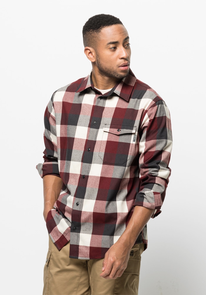 Jack Wolfskin Flanellhemd »FELSENWEG SHIRT M«