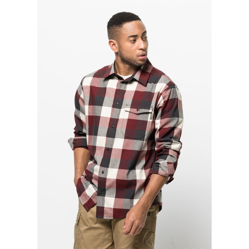 Jack Wolfskin Flanellhemd »FELSENWEG SHIRT M«