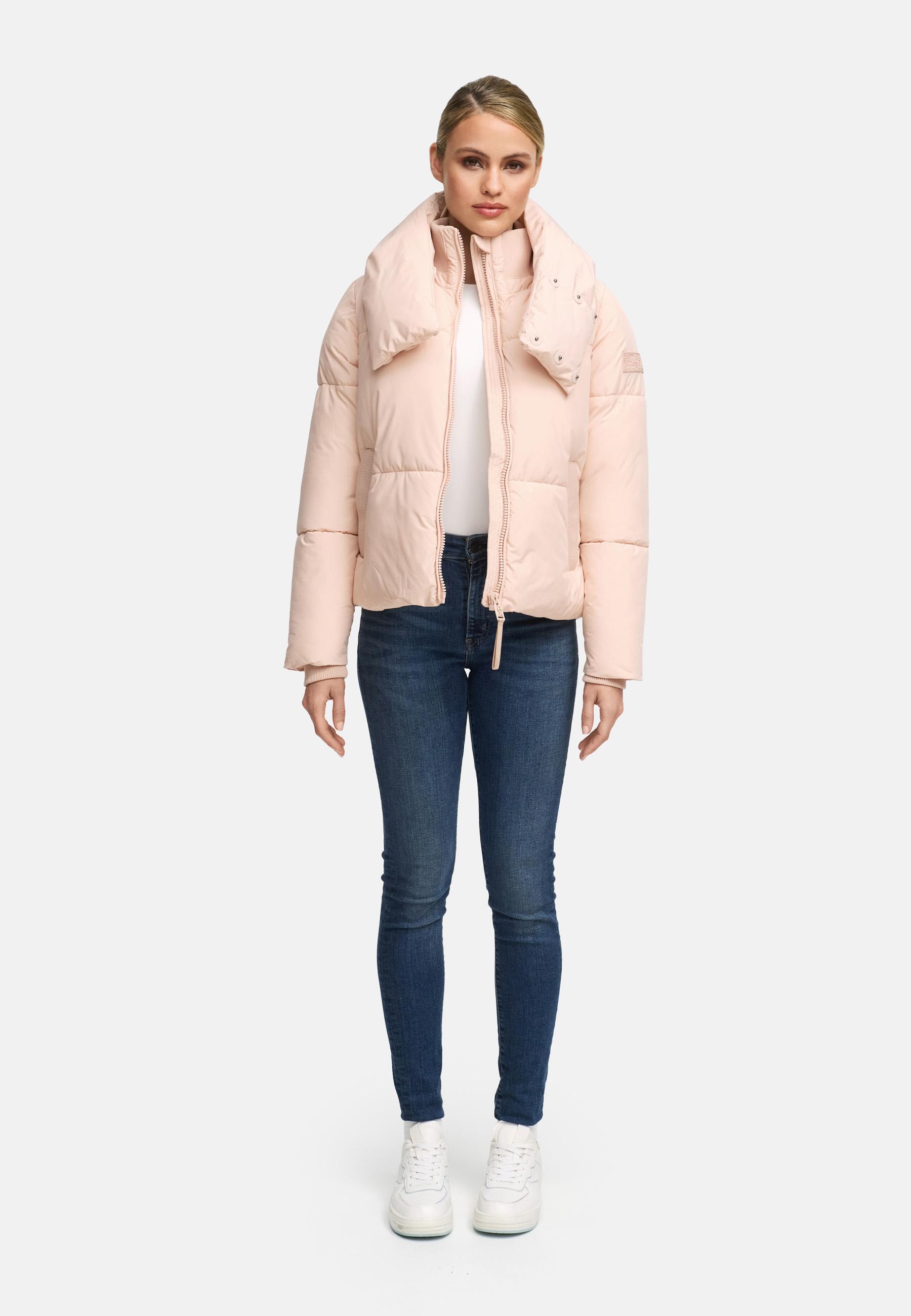 Navahoo Outdoorjacke »Traumelfe 14«, ohne Kapuze, Winter Steppjacke mit hohem Kragen
