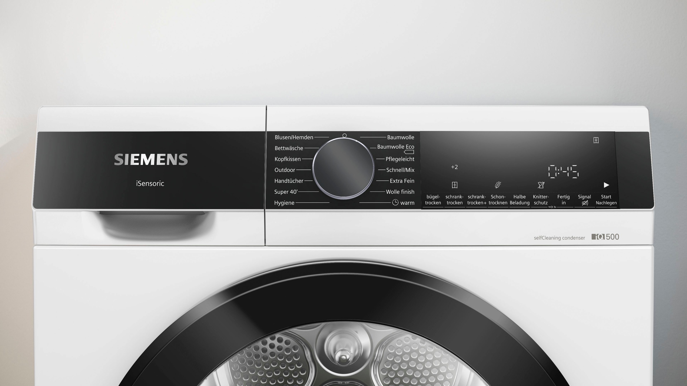 SIEMENS Wärmepumpentrockner "WQ45G2D00" iQ500 Selbstreinigender Kondensator günstig online kaufen