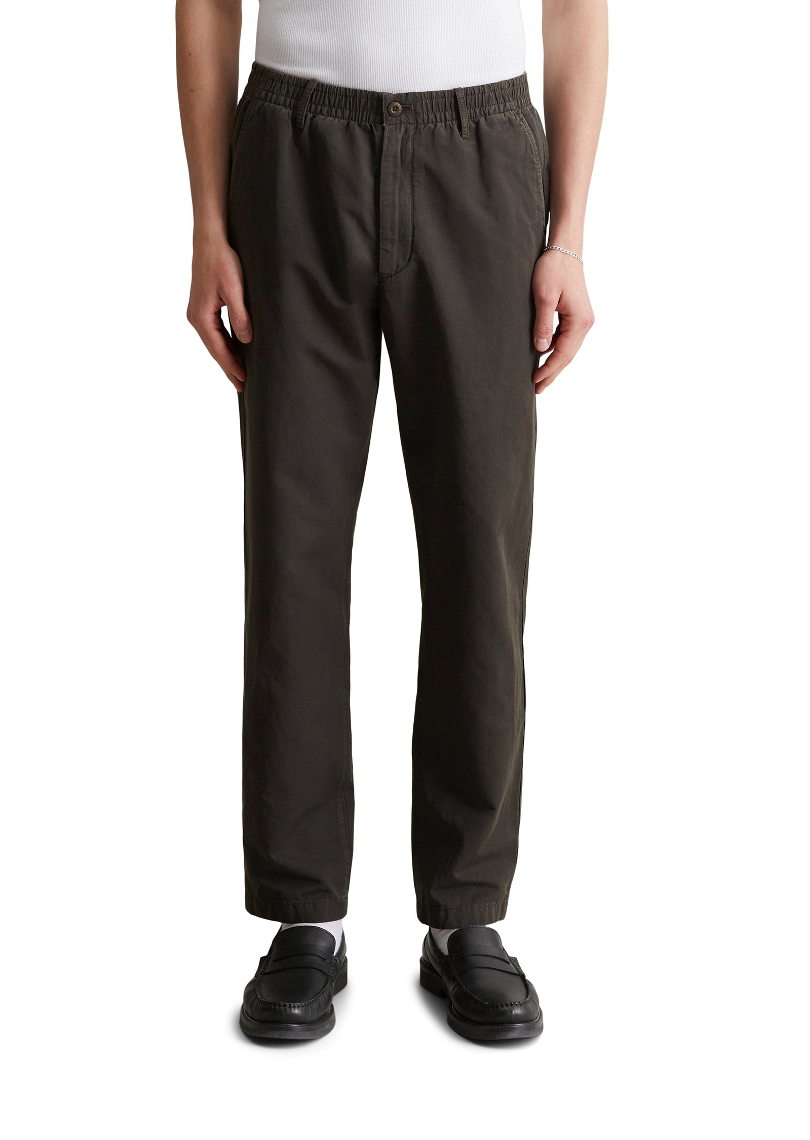 Marc OPolo DENIM Chinohose "aus Bio-Baumwolle und Leinen" günstig online kaufen