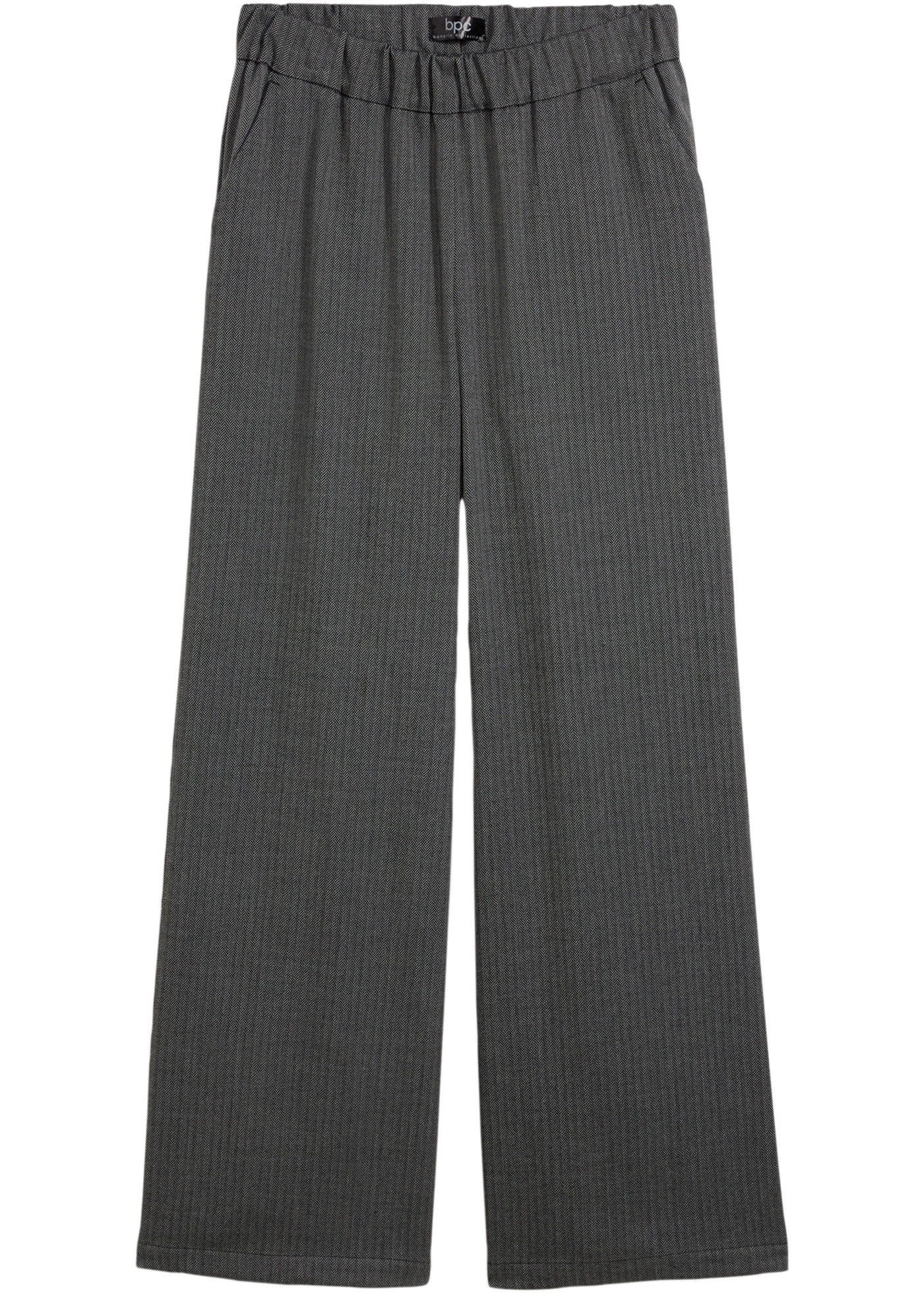 bonprix Palazzohose  aus Viskose, lockere Passform, mit Bequembund, casual Stil