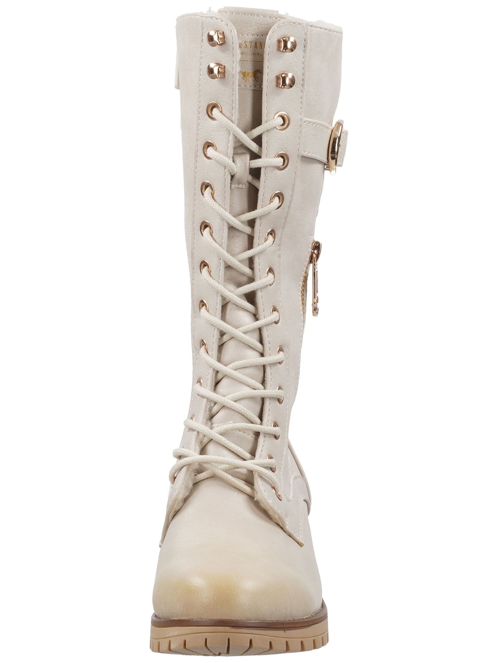 Mustang Shoes Schnürstiefelette »Mustang Shoes Stiefel Lederimitat«