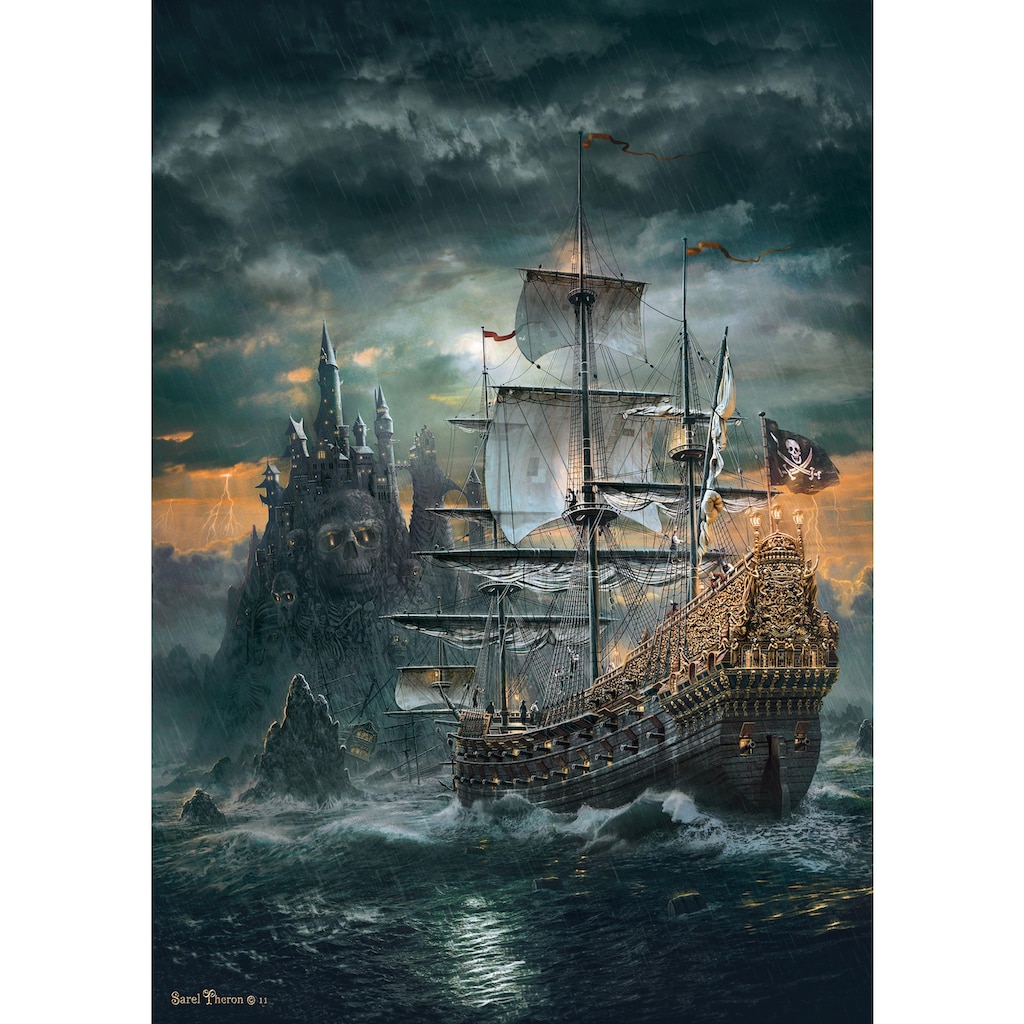 Clementoni® Puzzle »High Quality Collection, Das Piratenschiff«