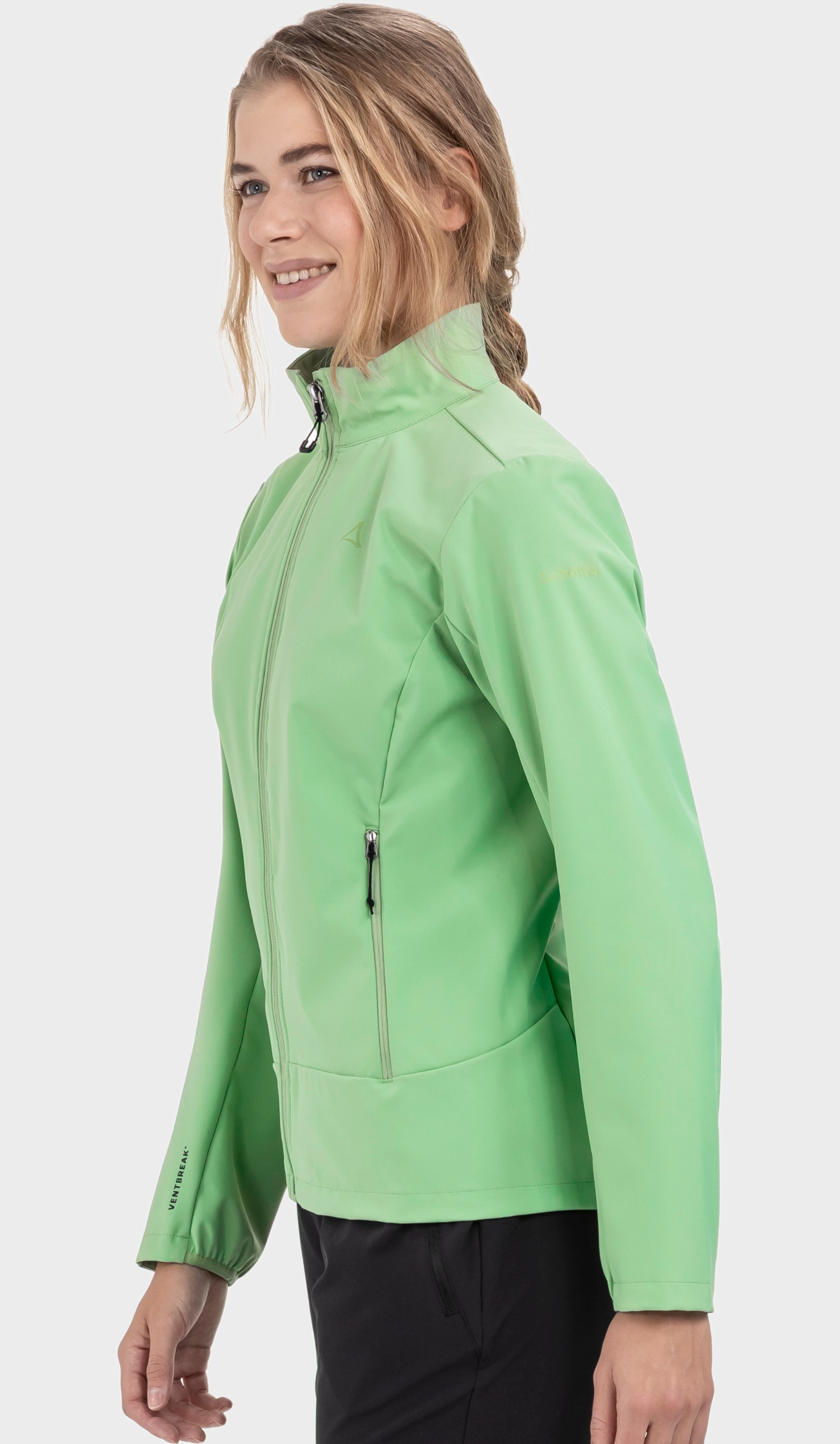 Schöffel Outdoorjacke »Softshell Jk Style Mirusha WMS« ohne Kapuze