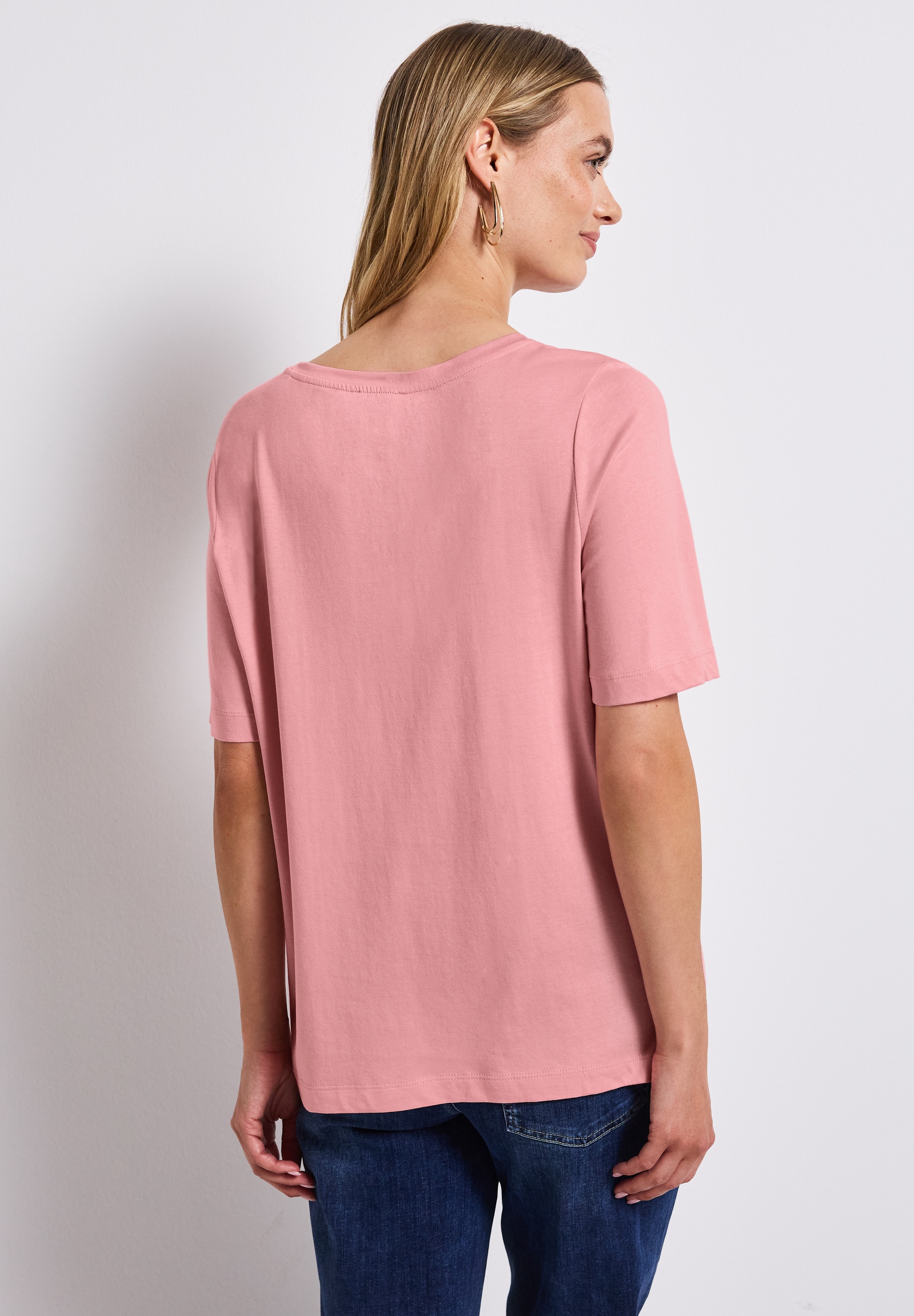STREET ONE Print-Shirt, im soften Baumwoll-Mix