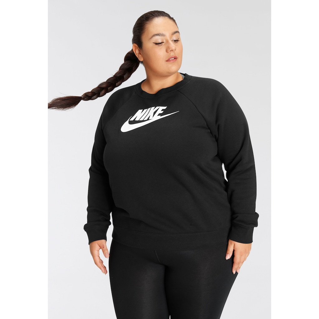 Nike Sportswear Sweatshirt »ESSENTIAL WOMENS FLEECE CREW (PLUS SIZE)«