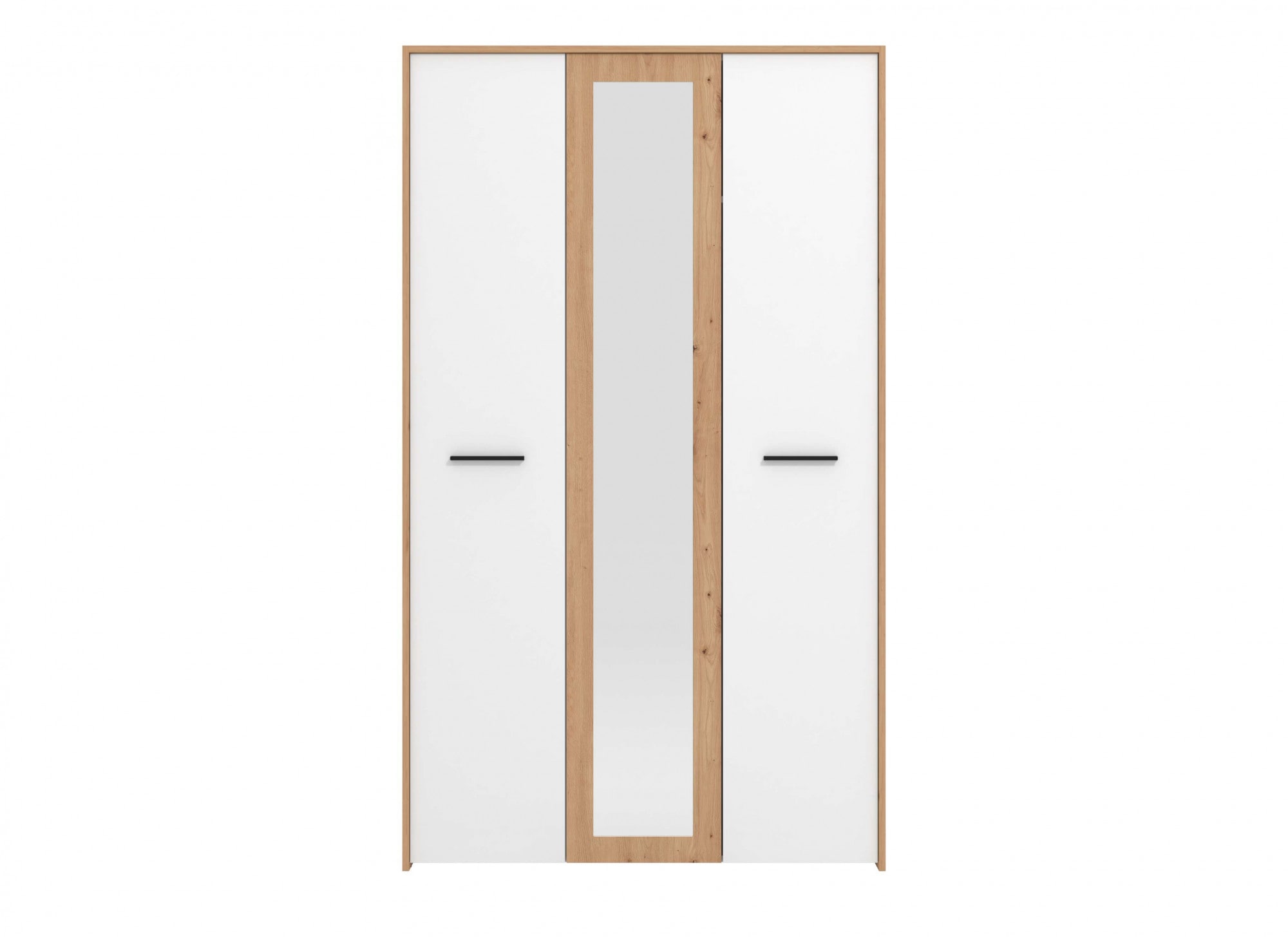 Home affaire Kleiderschrank "Varadero, 2 moderne Farbkombinationen mit schwarzen Griffen" mit 1 Spiegeltür, in den Breiten 119 und 157cm, FSC-zertifiziert