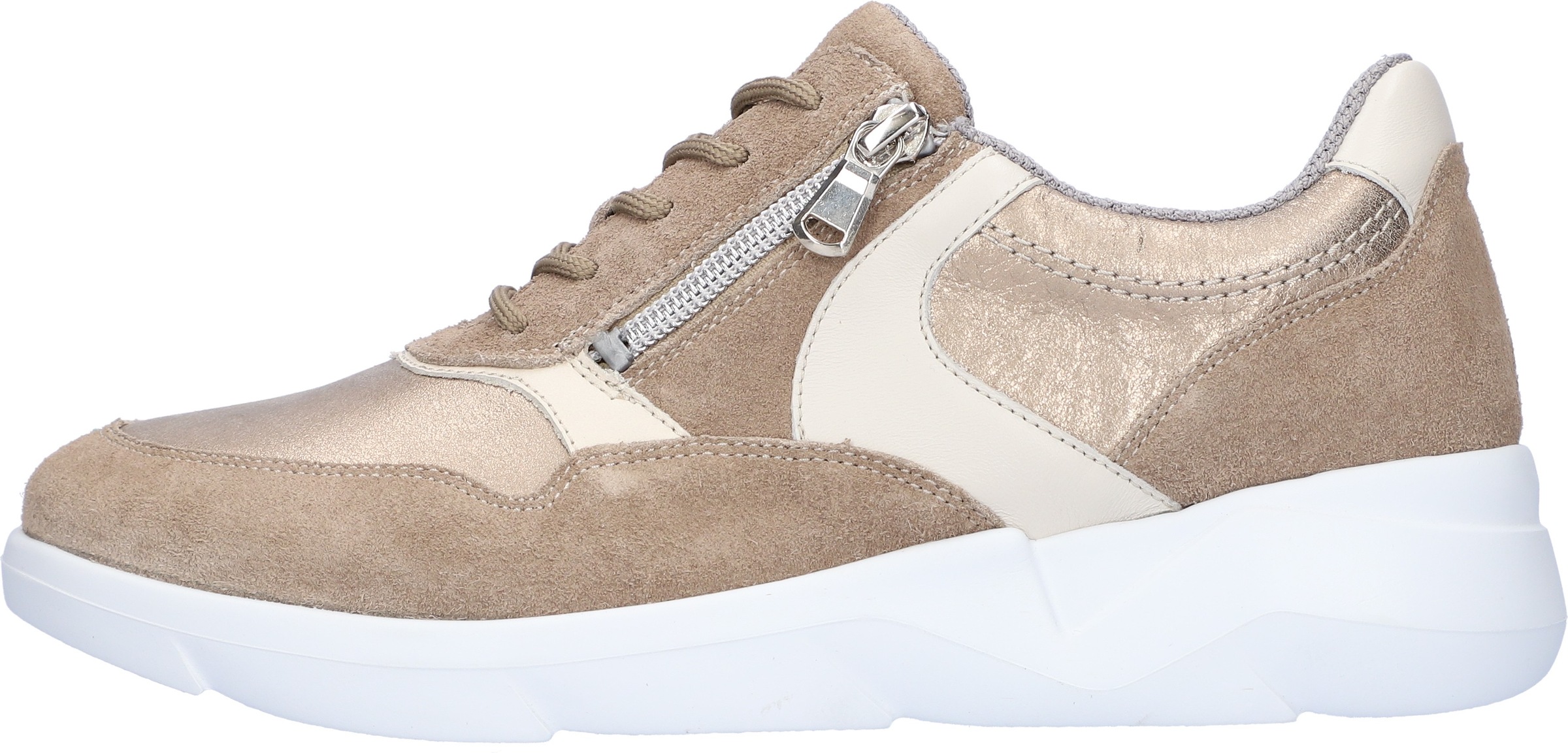 Waldläufer Keilsneaker »K-FUNKY«, Schnürschuh, Halbschuh, Komfortschuh, Reißverschluss, K-Weite