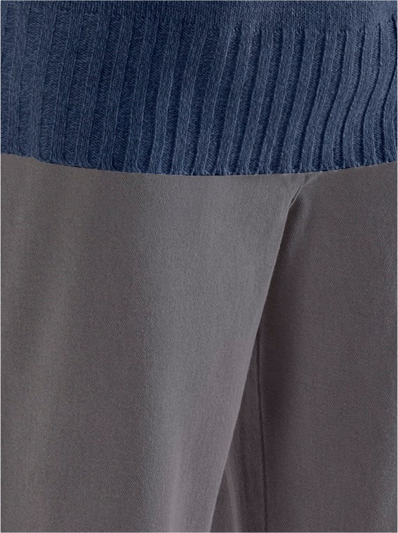 5-Pocket-Jeans CASUAL LOOKS, Damen, Gr. 25, Kurzgrößen, grau (grau, denim), 98% Baumwolle, 2% Elasthan, unifarben, lang, Jeans 5-Pocket-Jeans 3