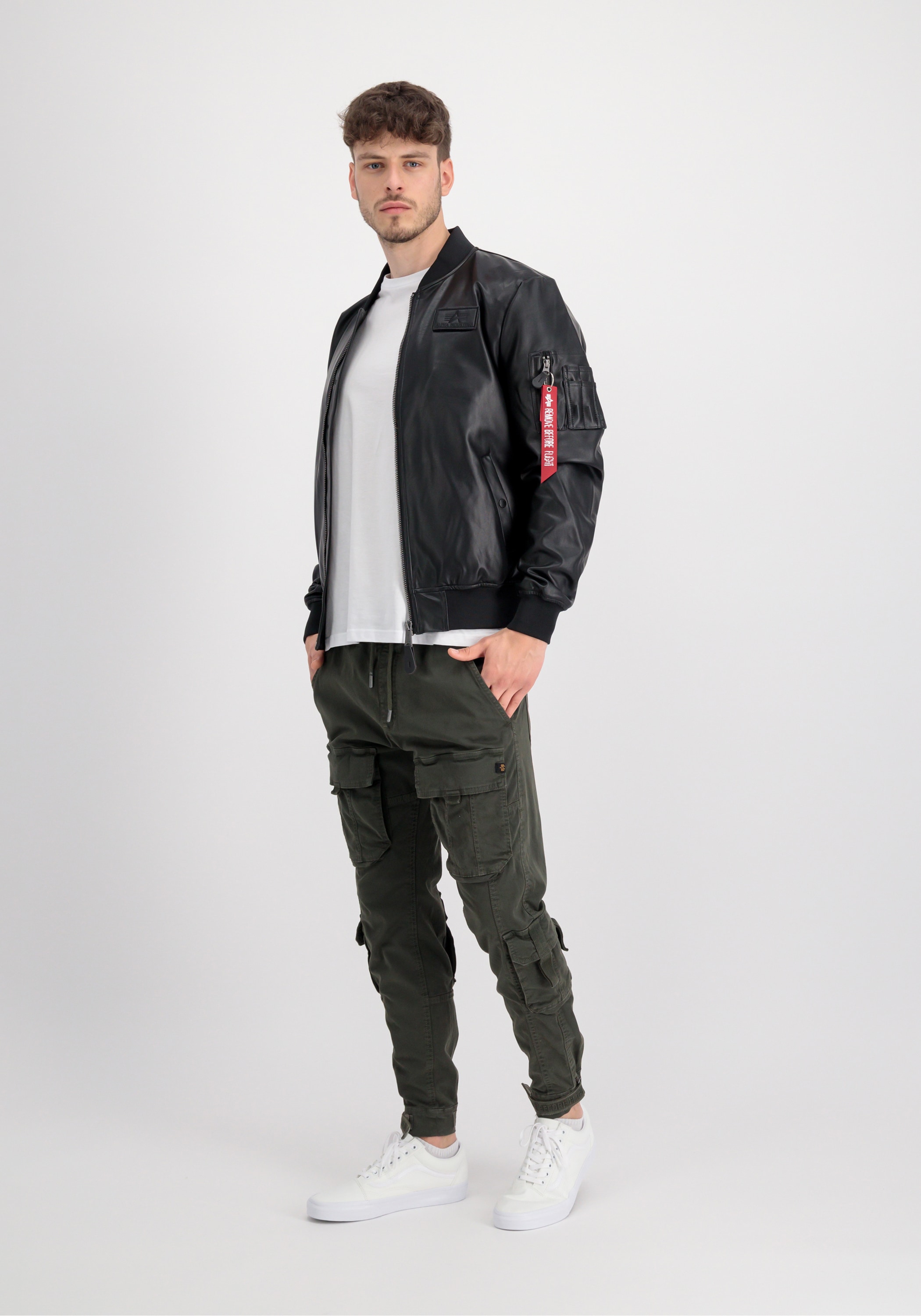 Alpha Industries Lederjacke »ALPHA INDUSTRIES Men - Leather & Vegan Jackets«