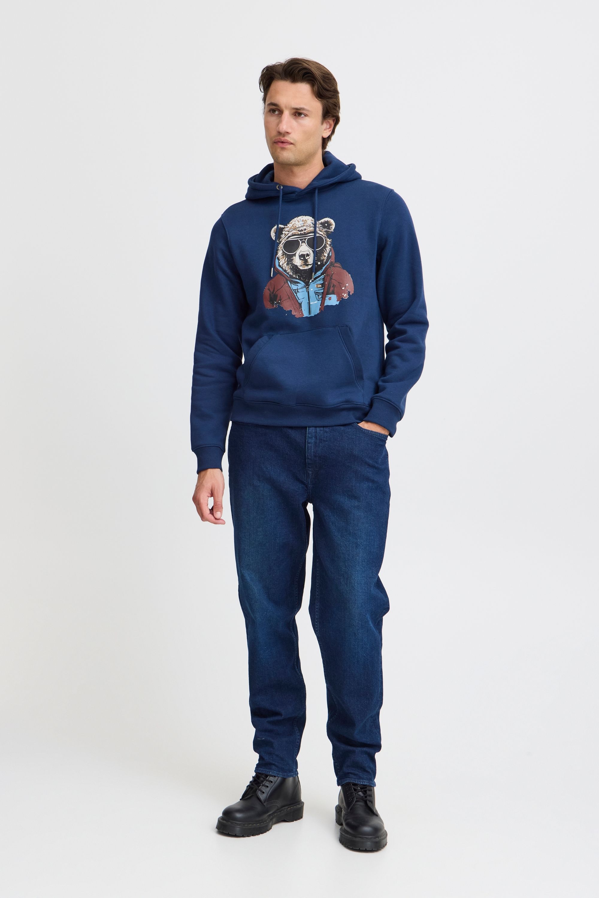 Thumbnail - Blend Kapuzenpullover "BHSweatshirt" Stilvoller Hoodie mit Kapuze und Print