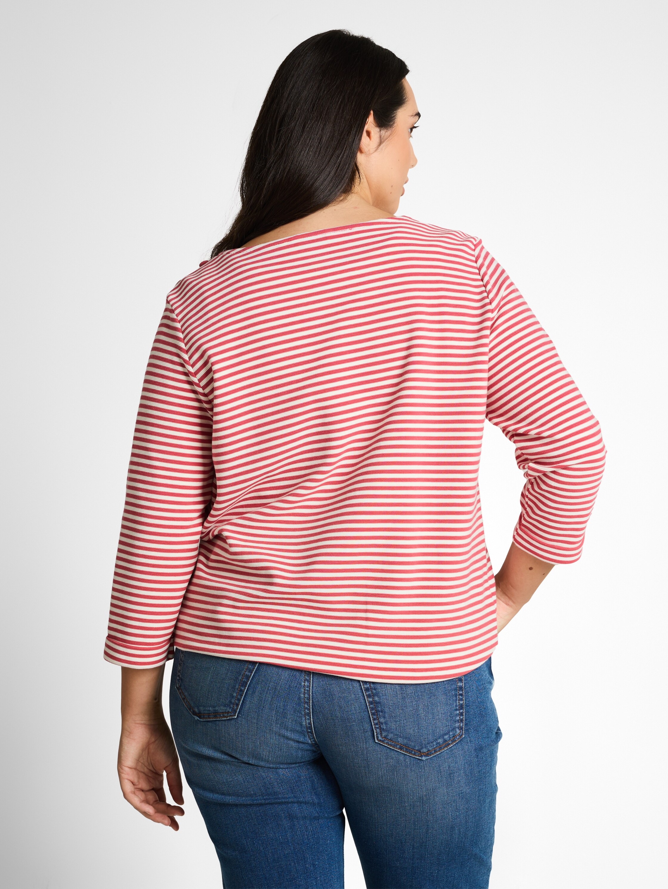 TOM TAILOR PLUS T-Shirt mit Streifen Muster günstig online kaufen