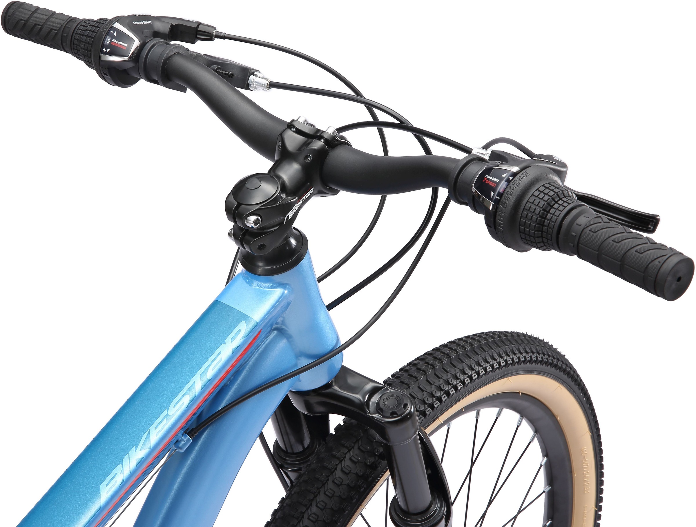 Bikestar Jugendfahrrad, 21 Gang, Shimano, RD-TY21 Schaltwerk, Kettenschaltung