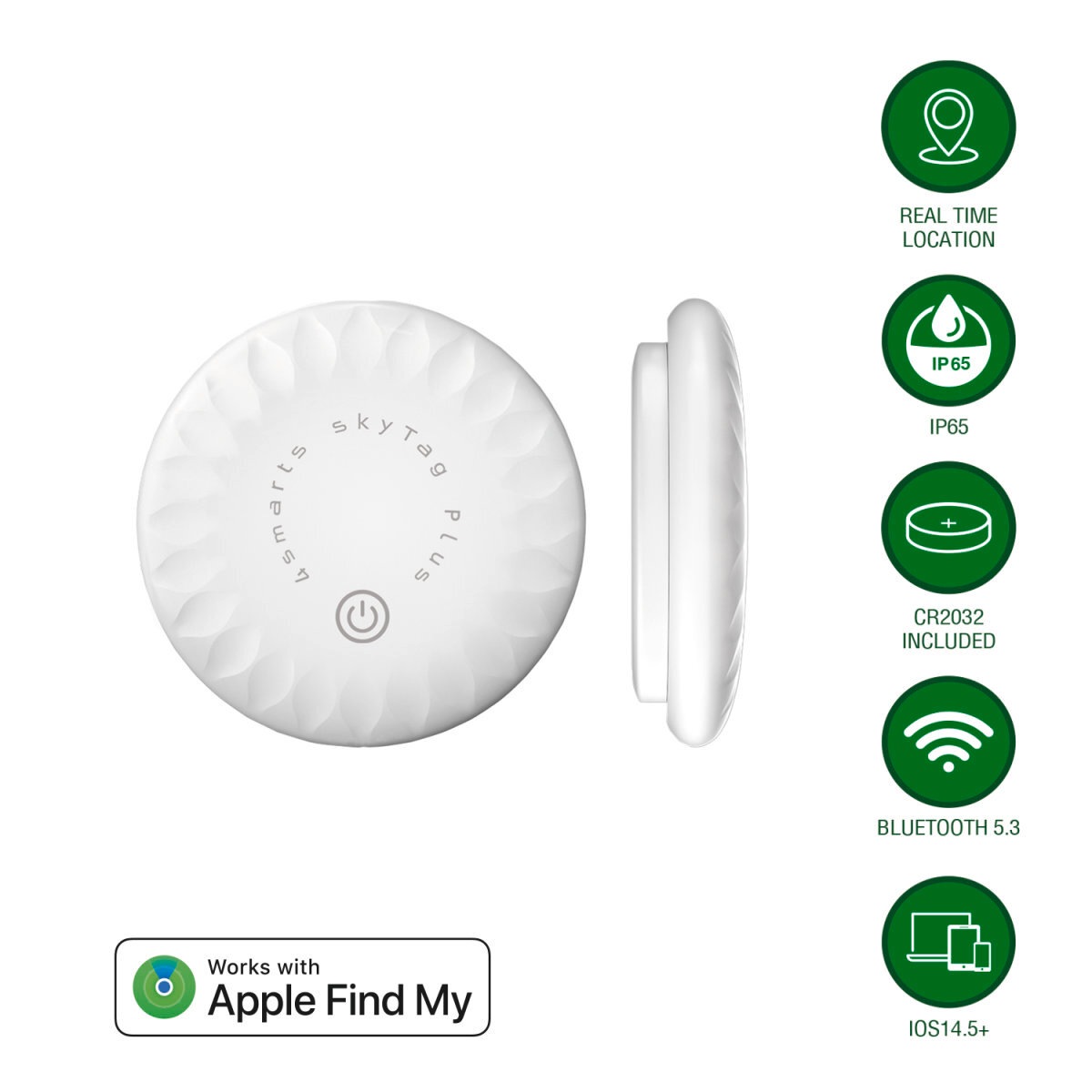 4smarts GPS-Tracker »SkyTag Plus 2er Pack«, (Packung, 2 St., 2x SkyTag Plus)