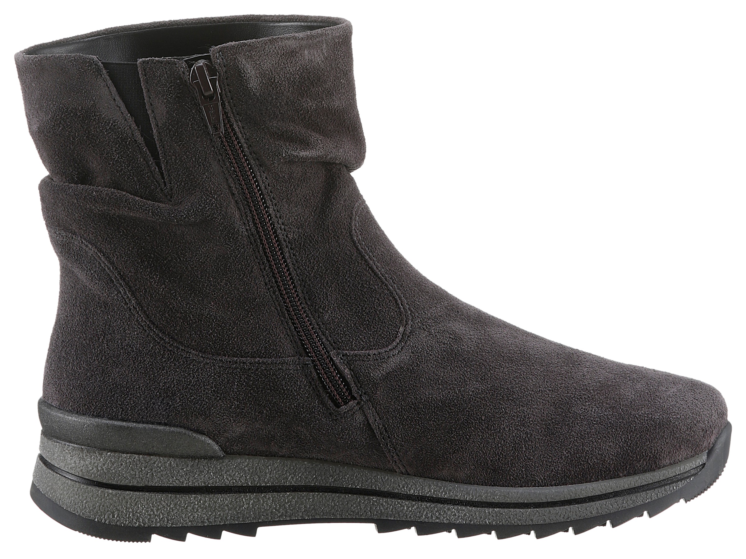 Ara Schlupfboots »OSAKA«, Stiefelette, Keilabsatz, Casual-Boots in Komfortweite H = sehr weit
