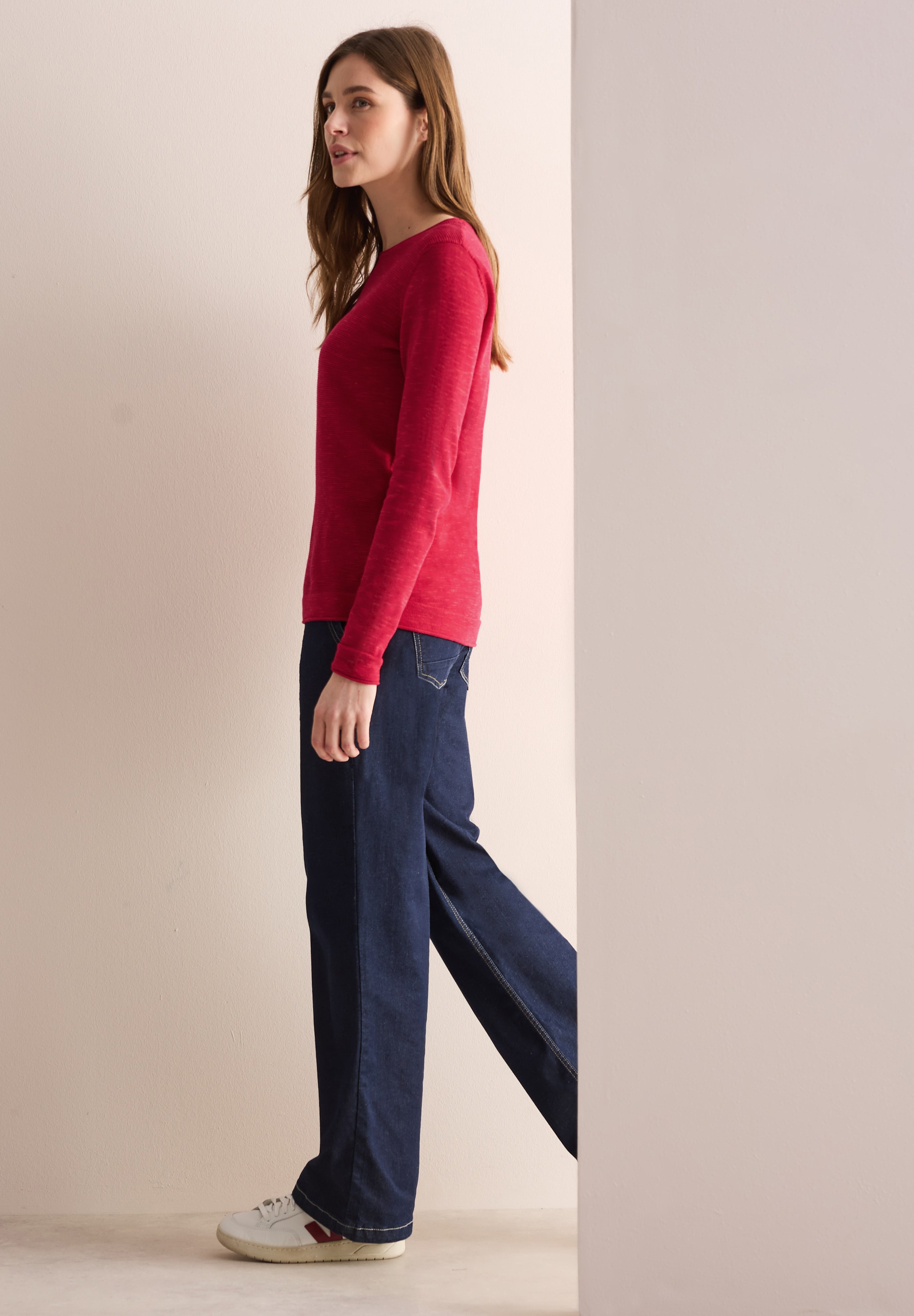 Cecil Strickpullover, mit Struktur