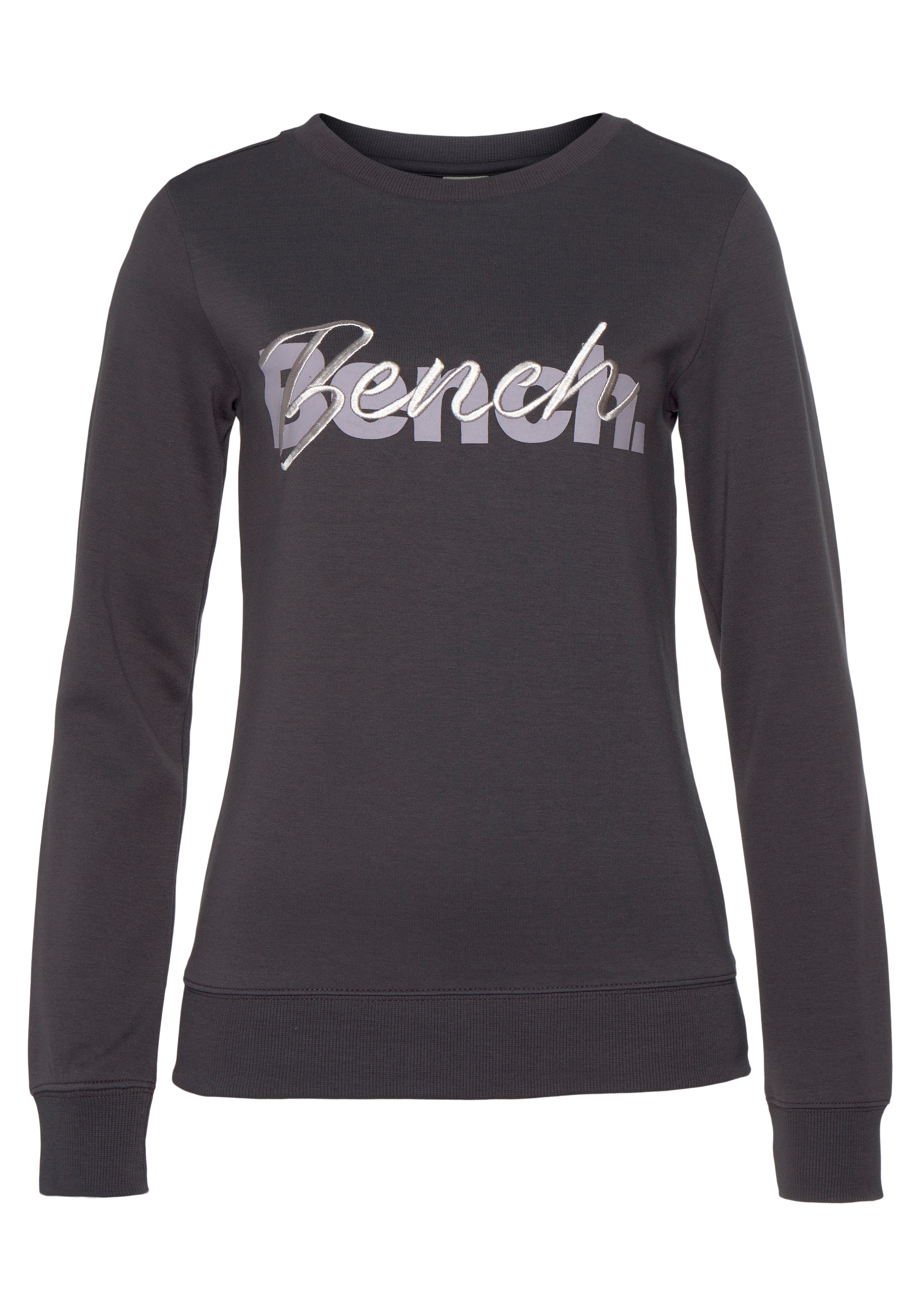 Bench. Loungewear Sweatshirt, mit Logodruck und Stickerei, Loungeanzug