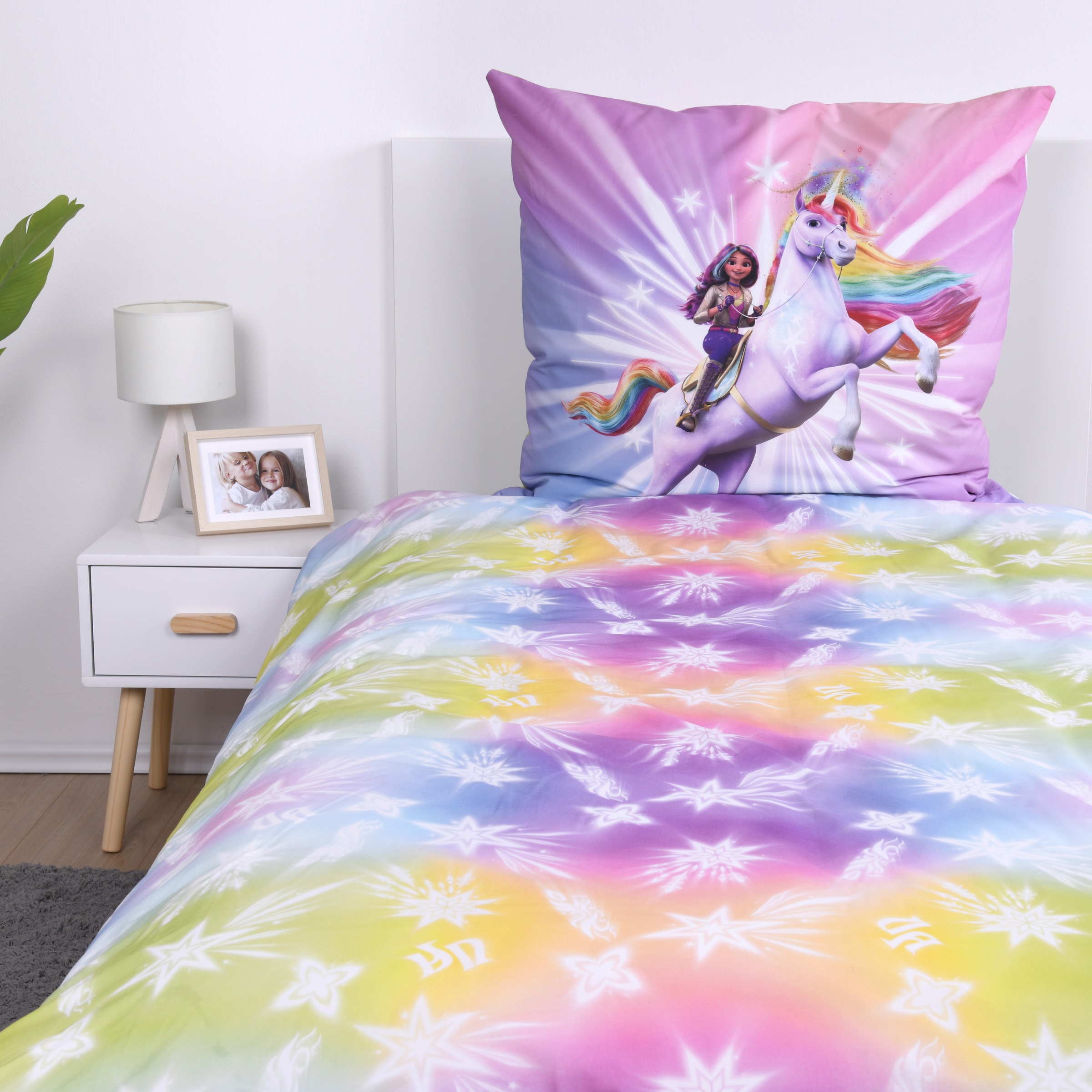 Unicorn Academy Bettwäsche "Unicorn Academy" 2 Stk. Wendebettwäsche günstig online kaufen