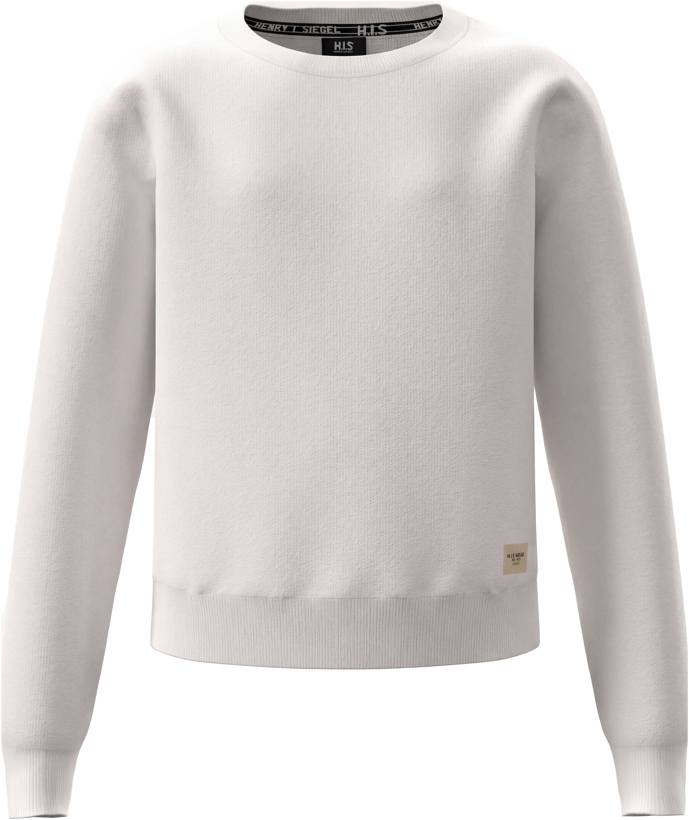 H.I.S Sweatshirt »2er Pack Shirts, kurze Form«, 2er Packung, Langarm
