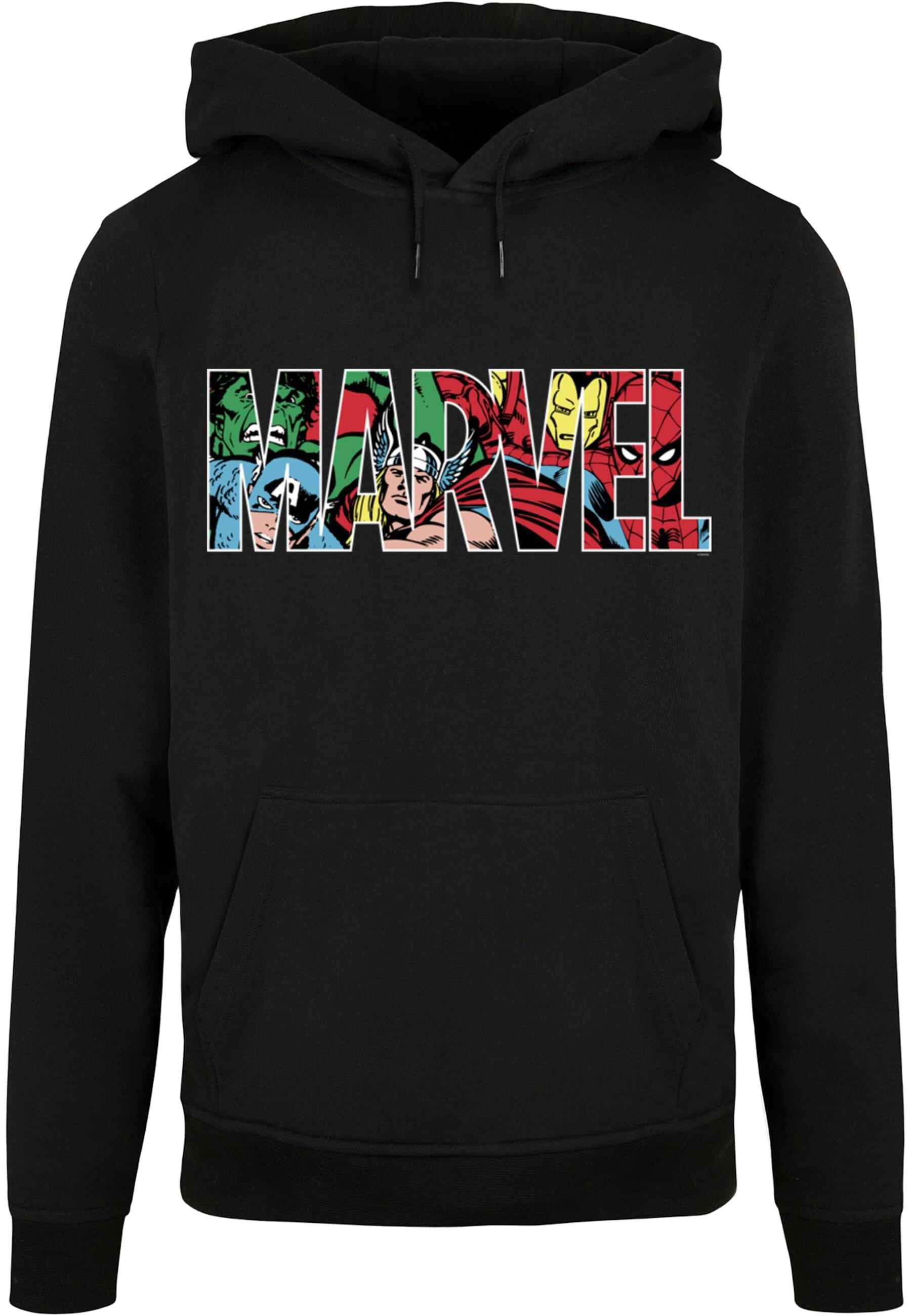 Kapuzensweatshirt »ABSOLUTE CULT Herren Marvel Logo Character Infill Hoody«