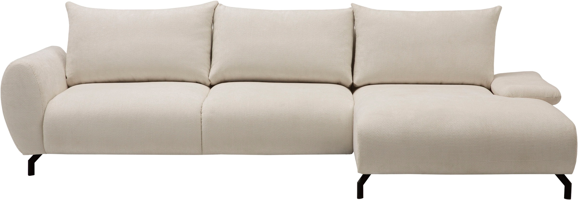 OTTO home Ecksofa "KELLIE, L-Form, 315 cm, verstellbare Armlehne, Metallfüß günstig online kaufen