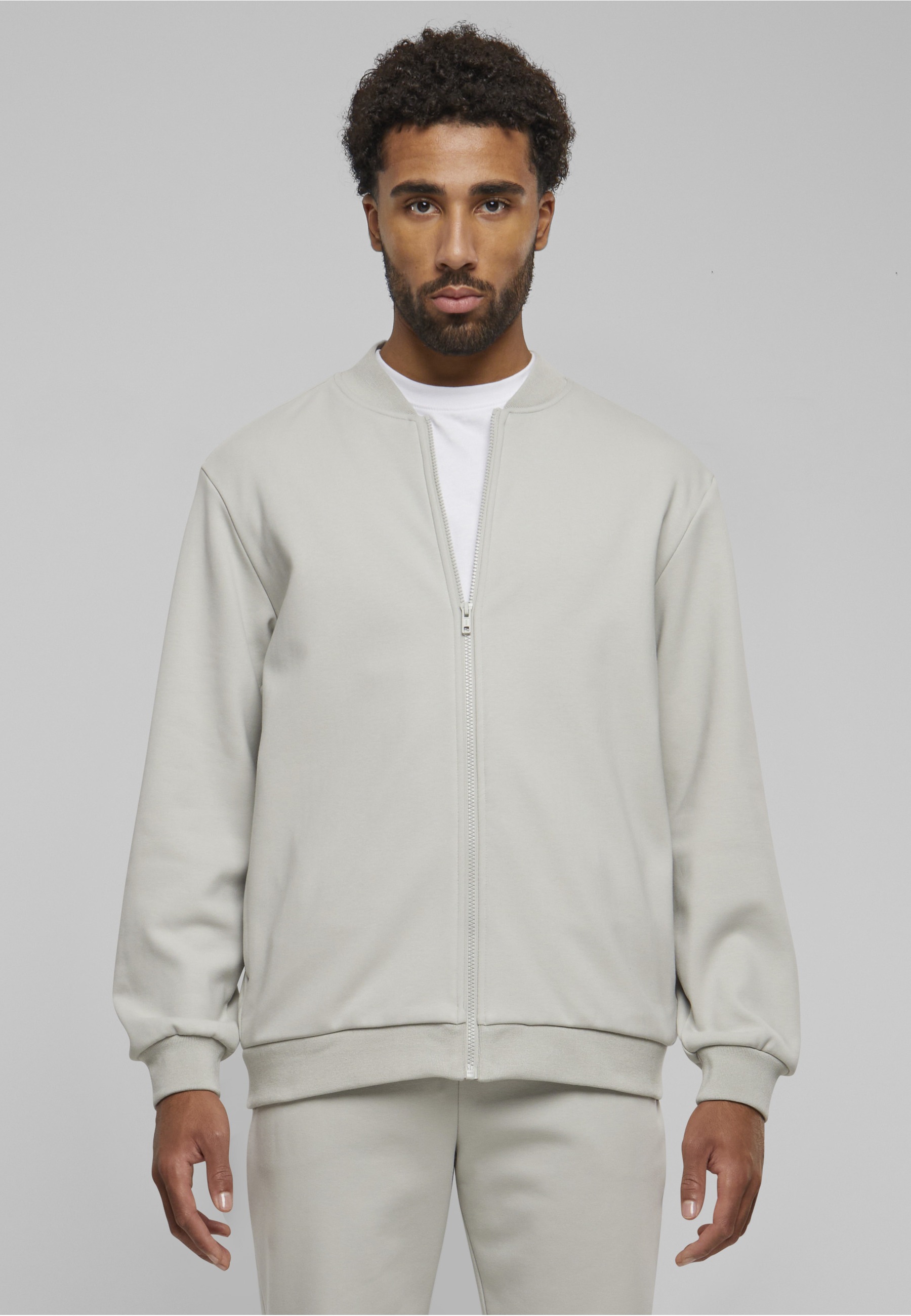 URBAN CLASSICS Collegejacke »Urban Classics Herren Cozy College Jacket« 1 Stk. tlg. ohne Kapuze