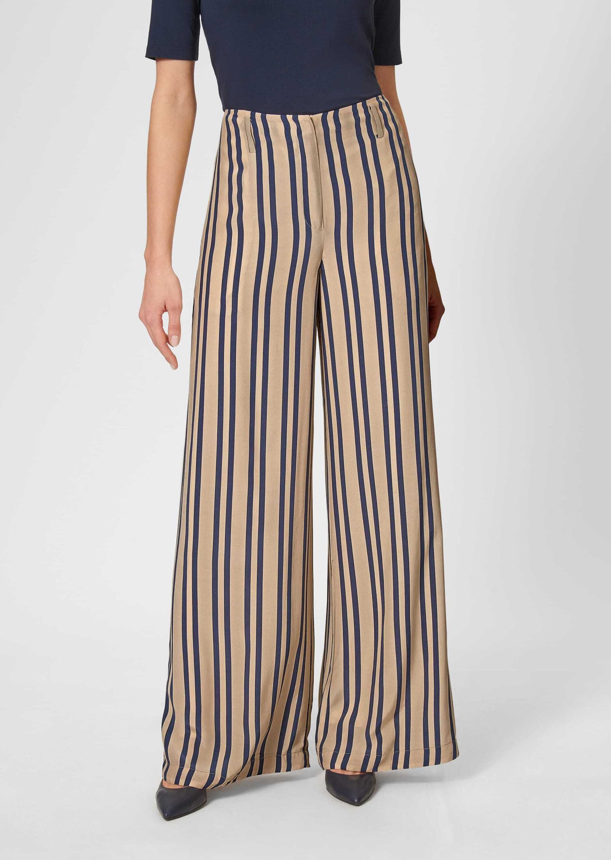 MADELEINE Palazzohose "Hose Weite Streifenhose" günstig online kaufen