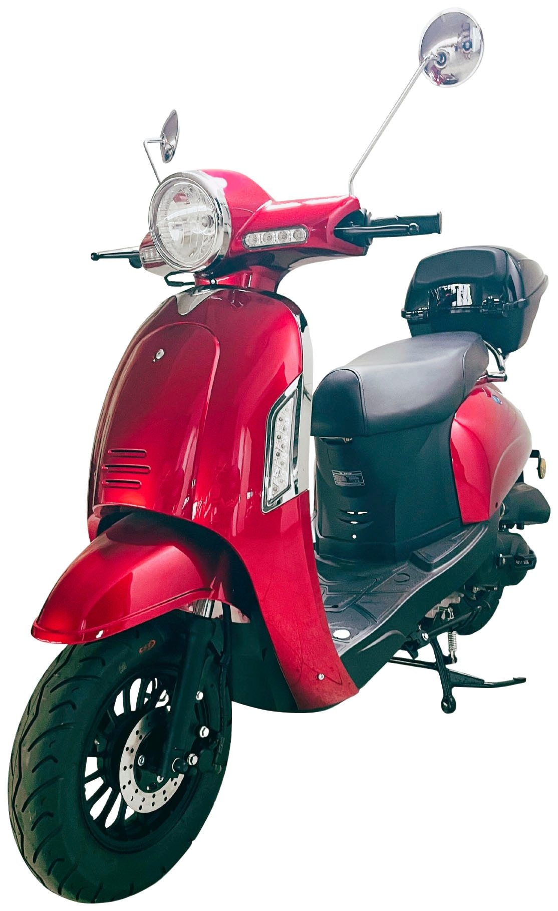 GT UNION Motorroller »Massimo«, 50 cm³, 45 km/h, Euro 5, 3 PS, (Set), mit  Topcase auf Raten | BAUR | Motorroller