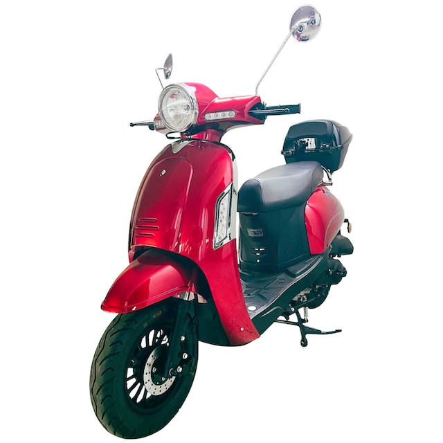 GT UNION Motorroller »Massimo«, 50 cm³, 45 km/h, Euro 5, 3 PS, (Set), mit  Topcase auf Raten | BAUR