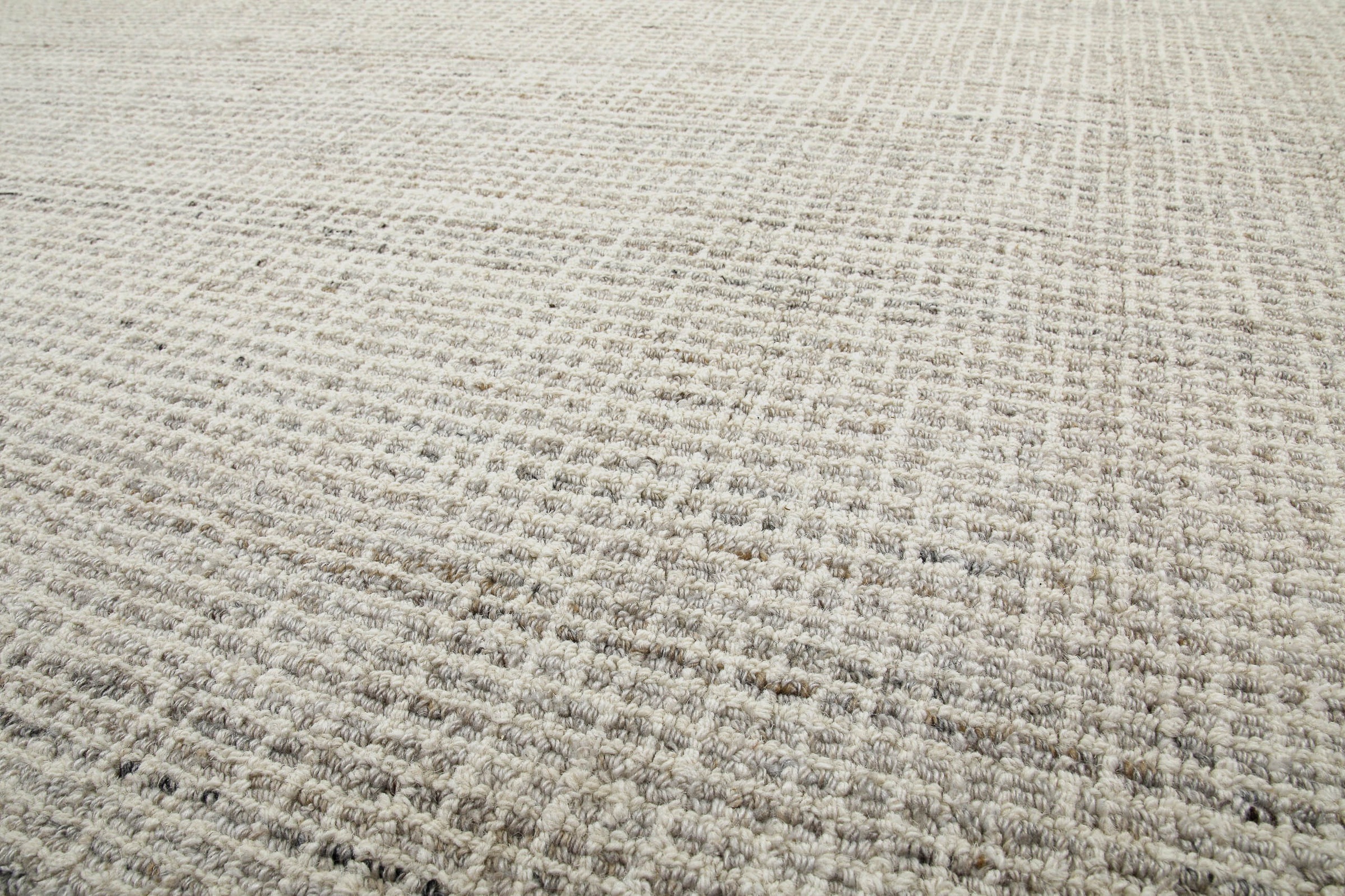 Wecon home Teppich »Hamptons FOURTEEN«, rund, 10 mm Höhe, Fasermix, Kurzflor, Wohnzimmer, Schlafzimmer, elegant, Karo-Muster