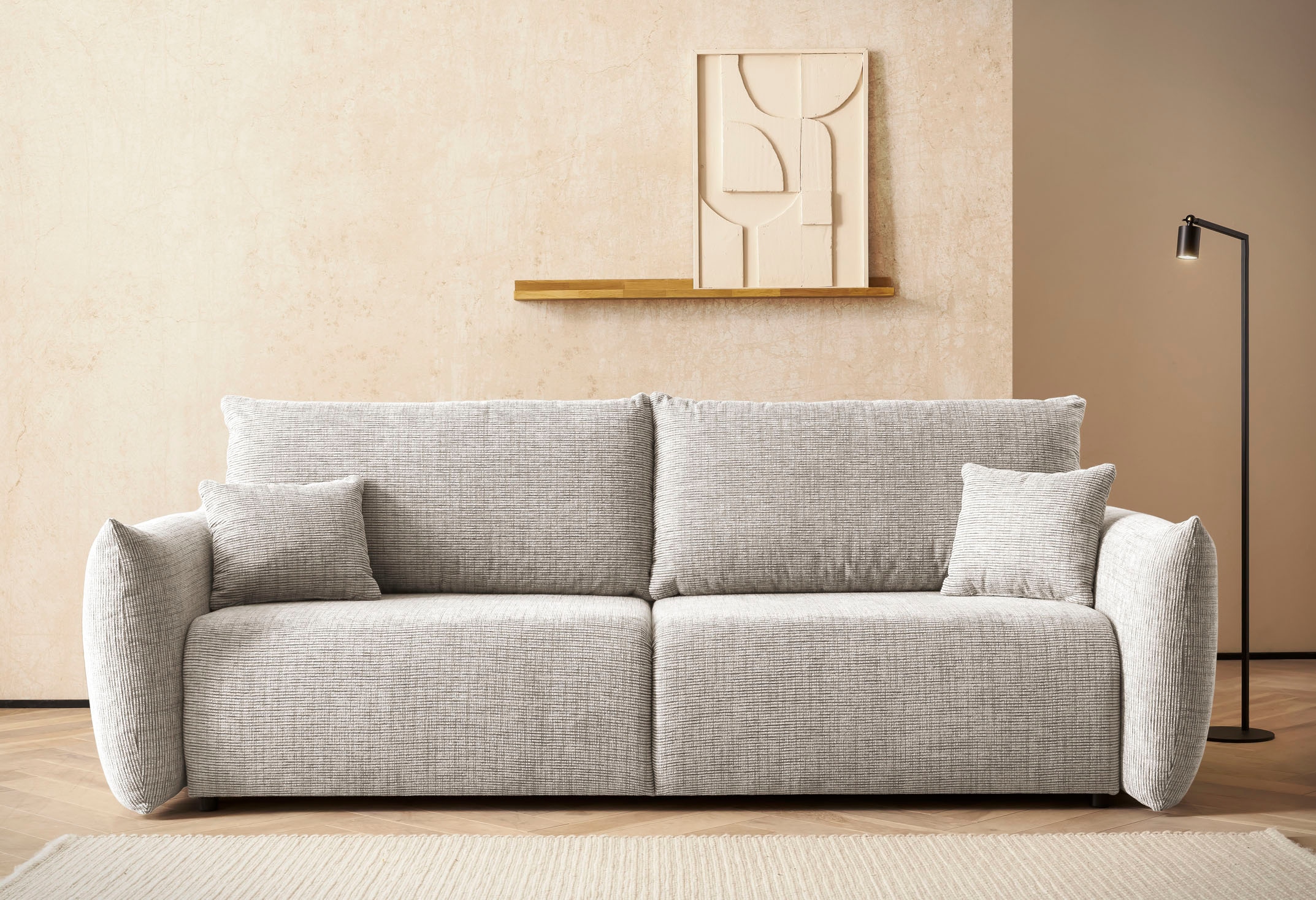 INOSIGN 3-Sitzer "MAVAS Schlafsofa mit Bettkasten" ca.240/108cm (Liegefläch günstig online kaufen